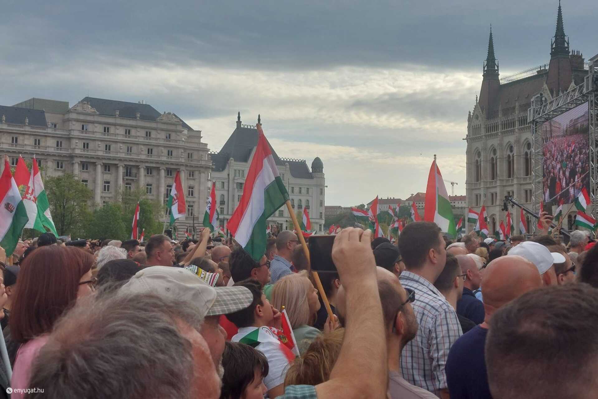 Magyar Péter tüntetés 2024. április 6.