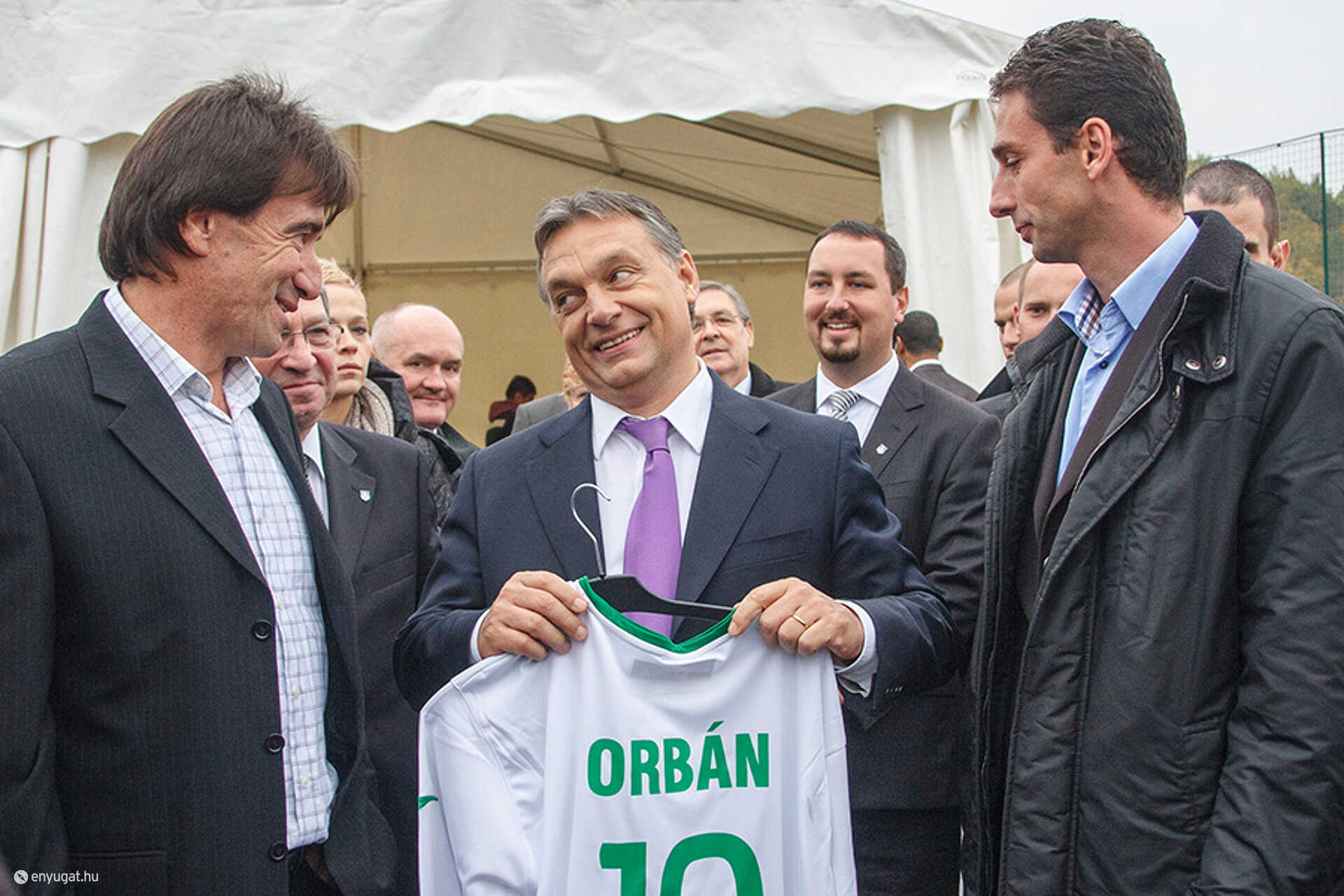 Illés Béla és Orbán Viktor az Illés Akadémián