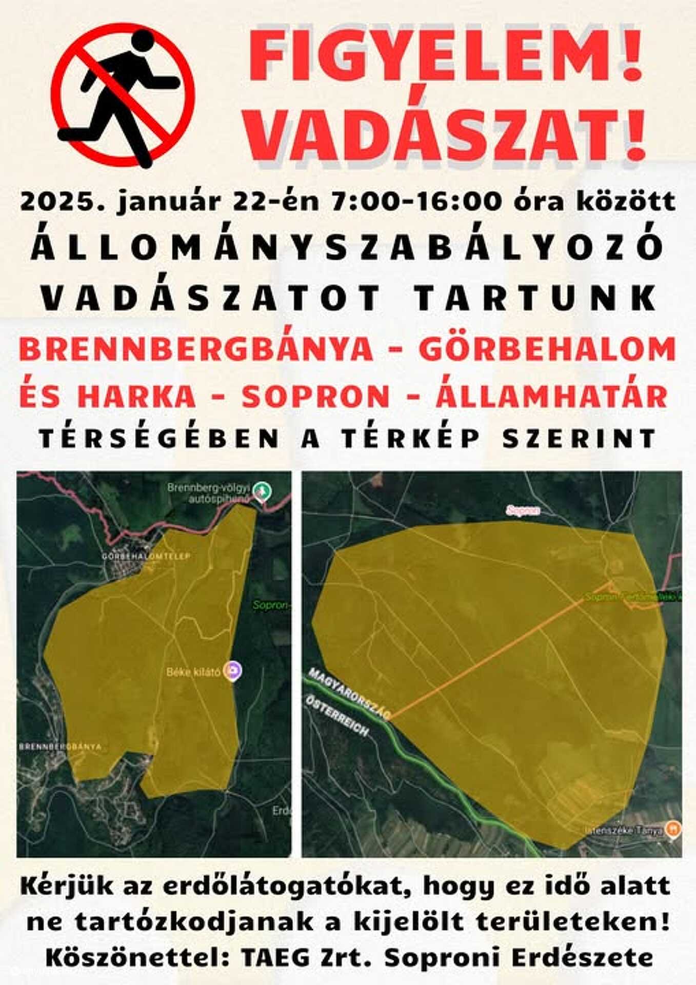 A térkép mutatja, hová ne menjünk.