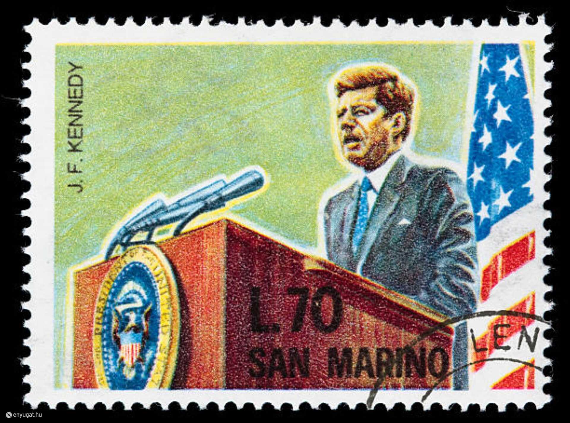 JFK bélyegen. A világ még mindig kíváncsi az igazságra.