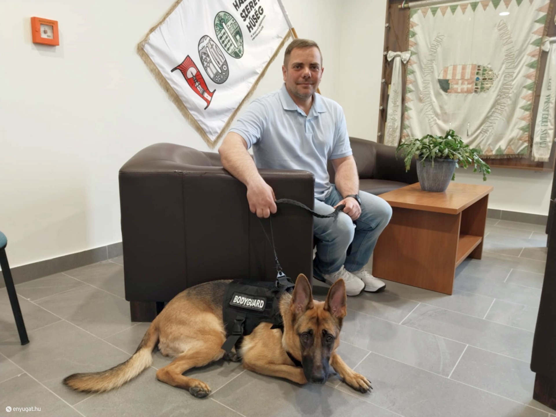 Csertán Tibor azonnal jelentkezett, a rendőröknek felajánlotta ő és a kutyája segítségét.