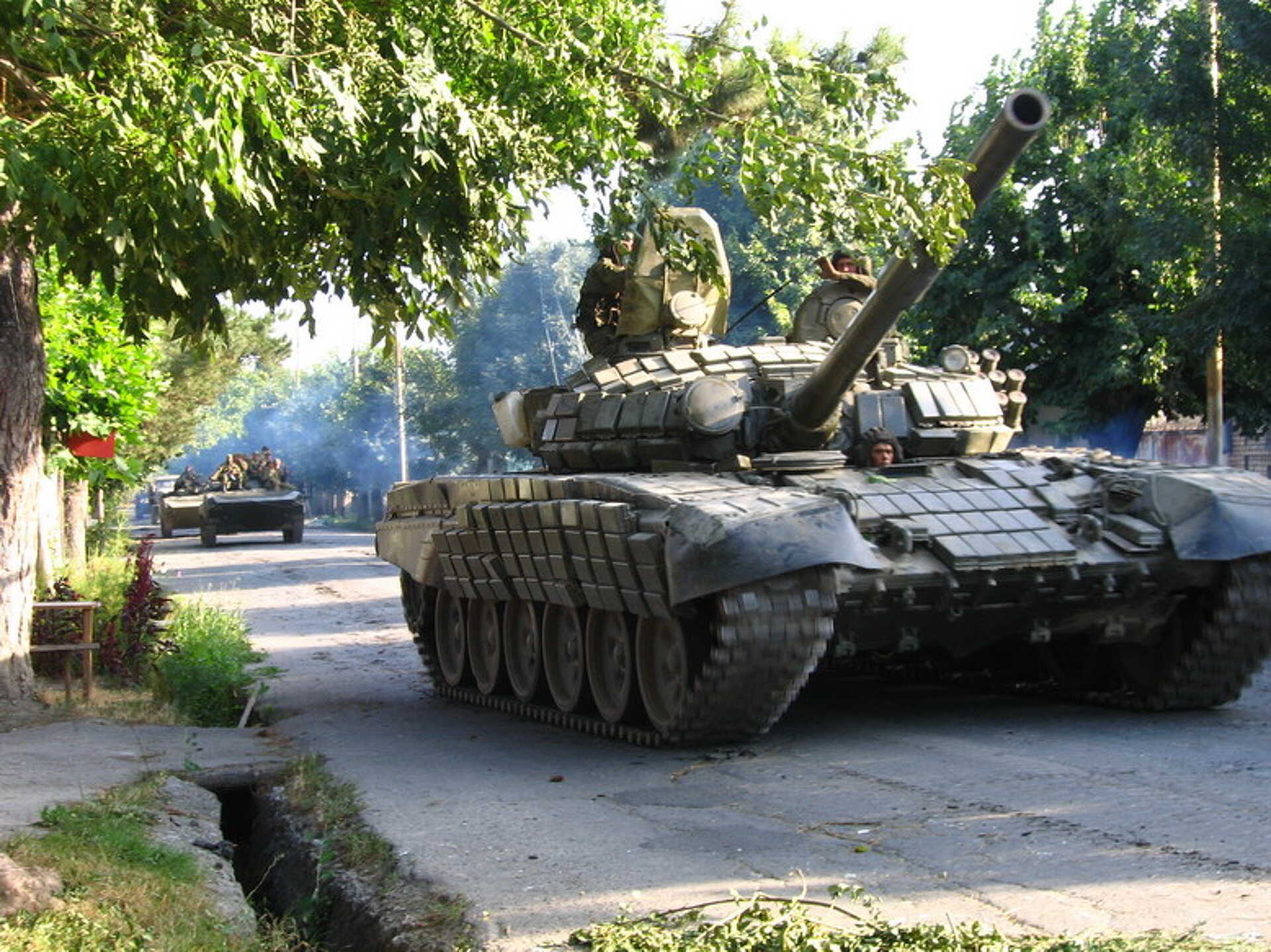 Orosz tank Grúziában 2008-ban