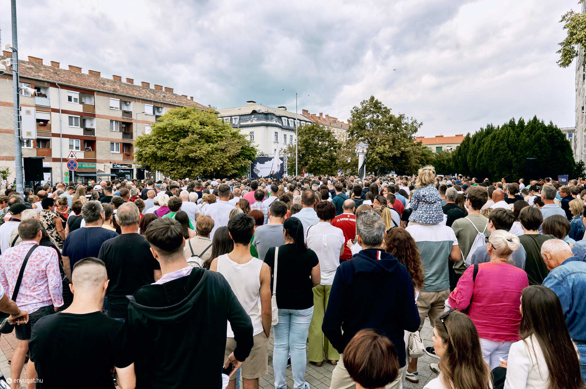 Magyar Péter Március 15 tér Szombathely