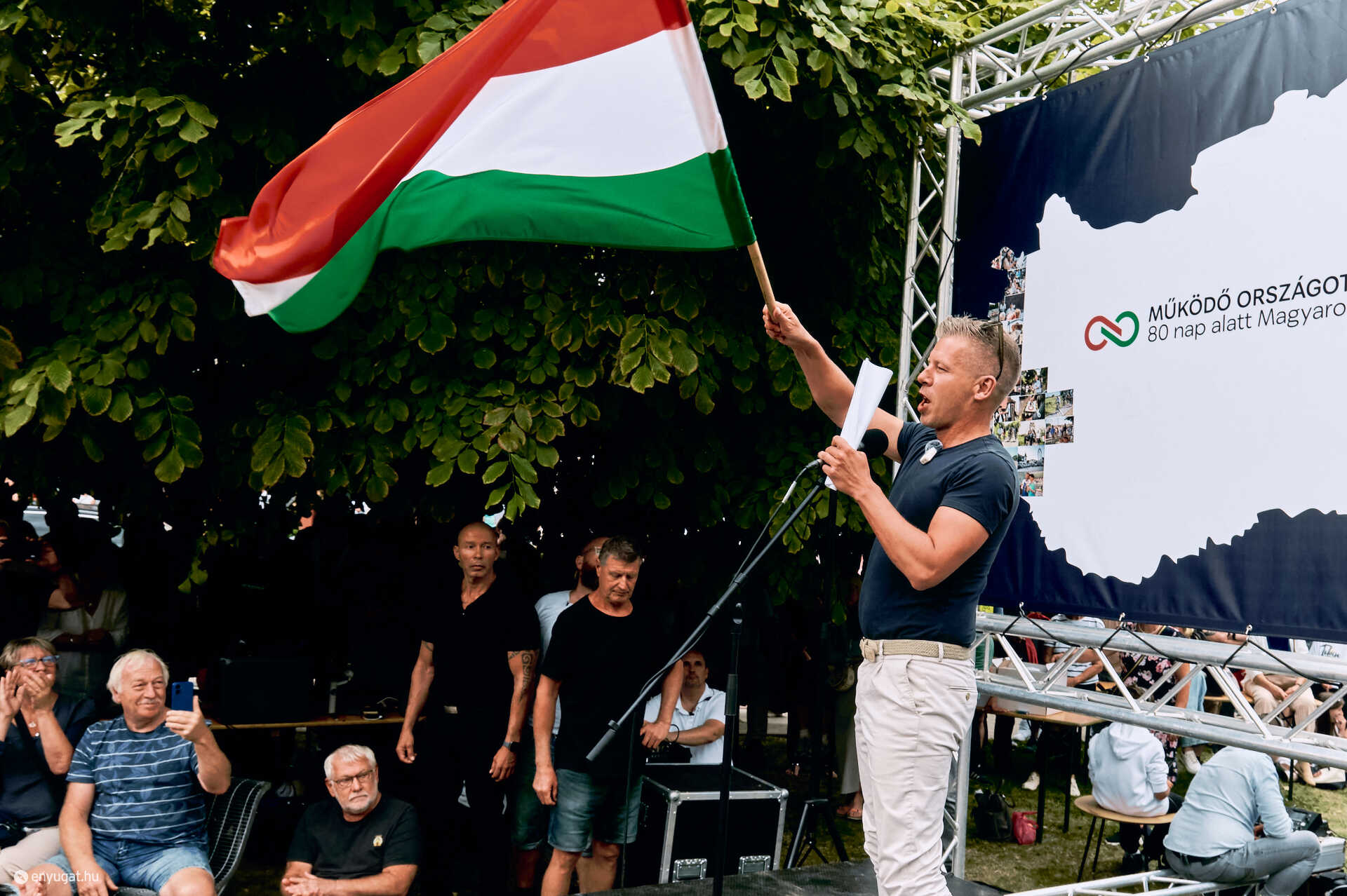Magyar Péter Március 15 tér Szombathely