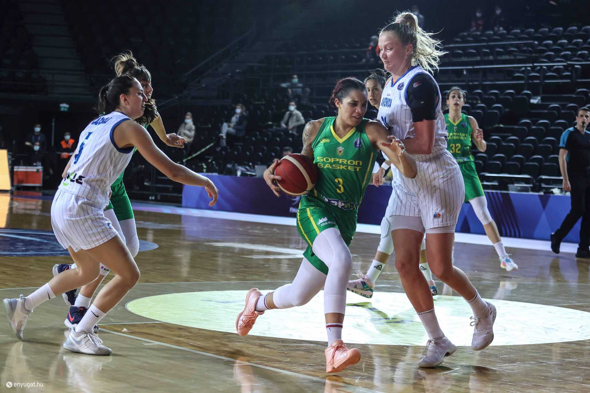 Történelmének negyedik Final4 elődöntőjében a Sopron Basket ellenfele a spanyol Salamanca volt.