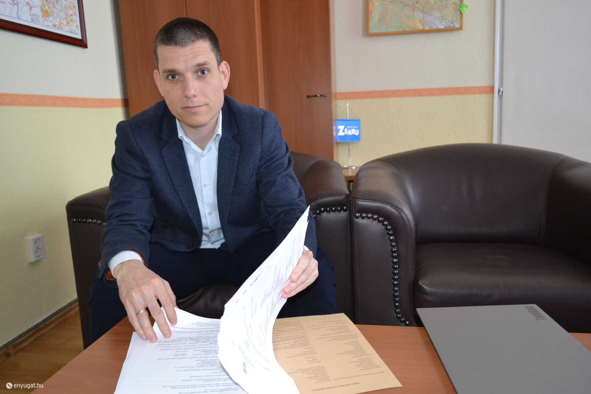 Dr. Herczeg Zoltán, Sopron rendőrkapitánya.