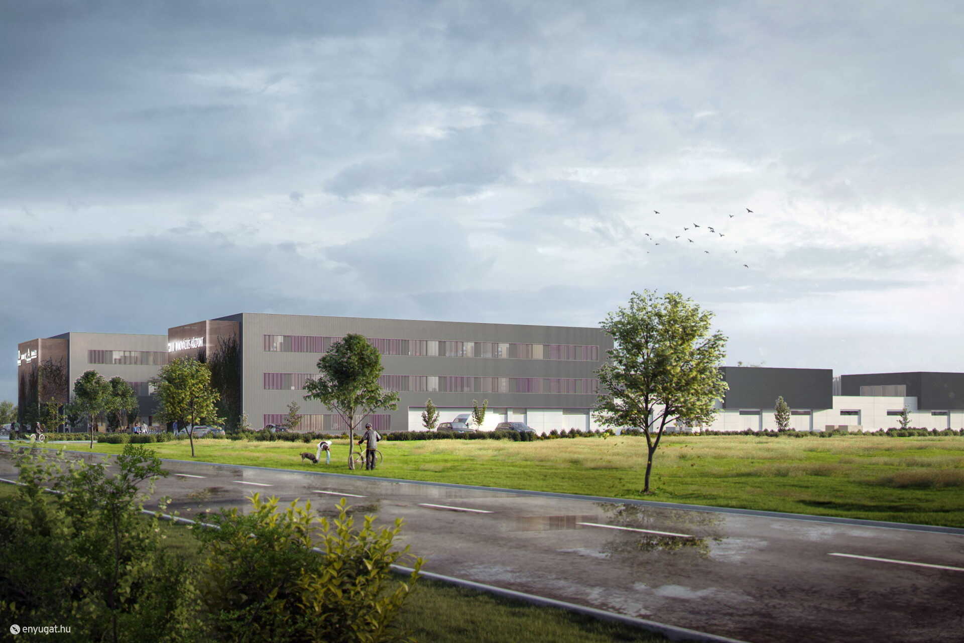 A technológiai centrum inkubátorházának látványképe. 