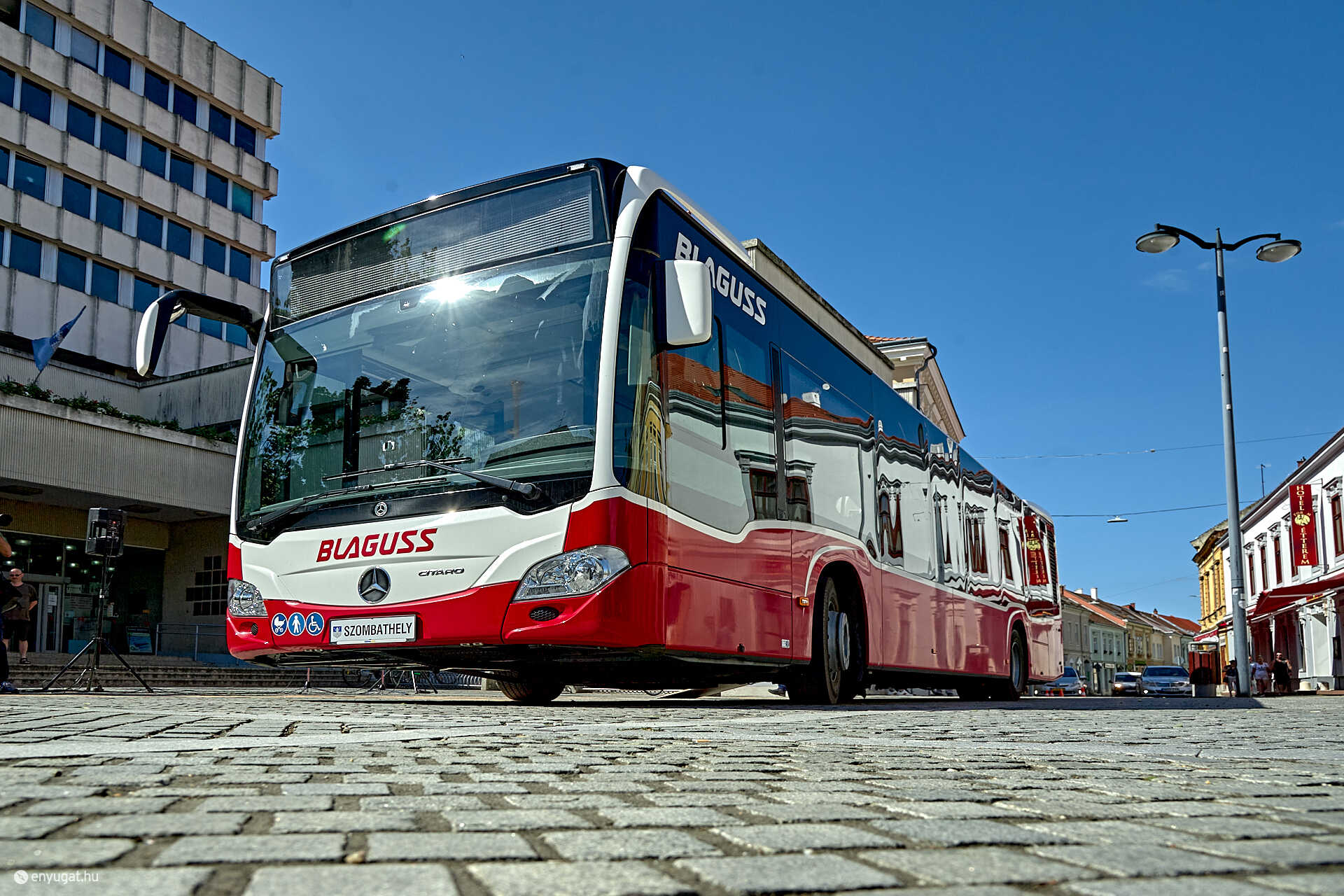 Új Blaguss buszok Szombathelyen