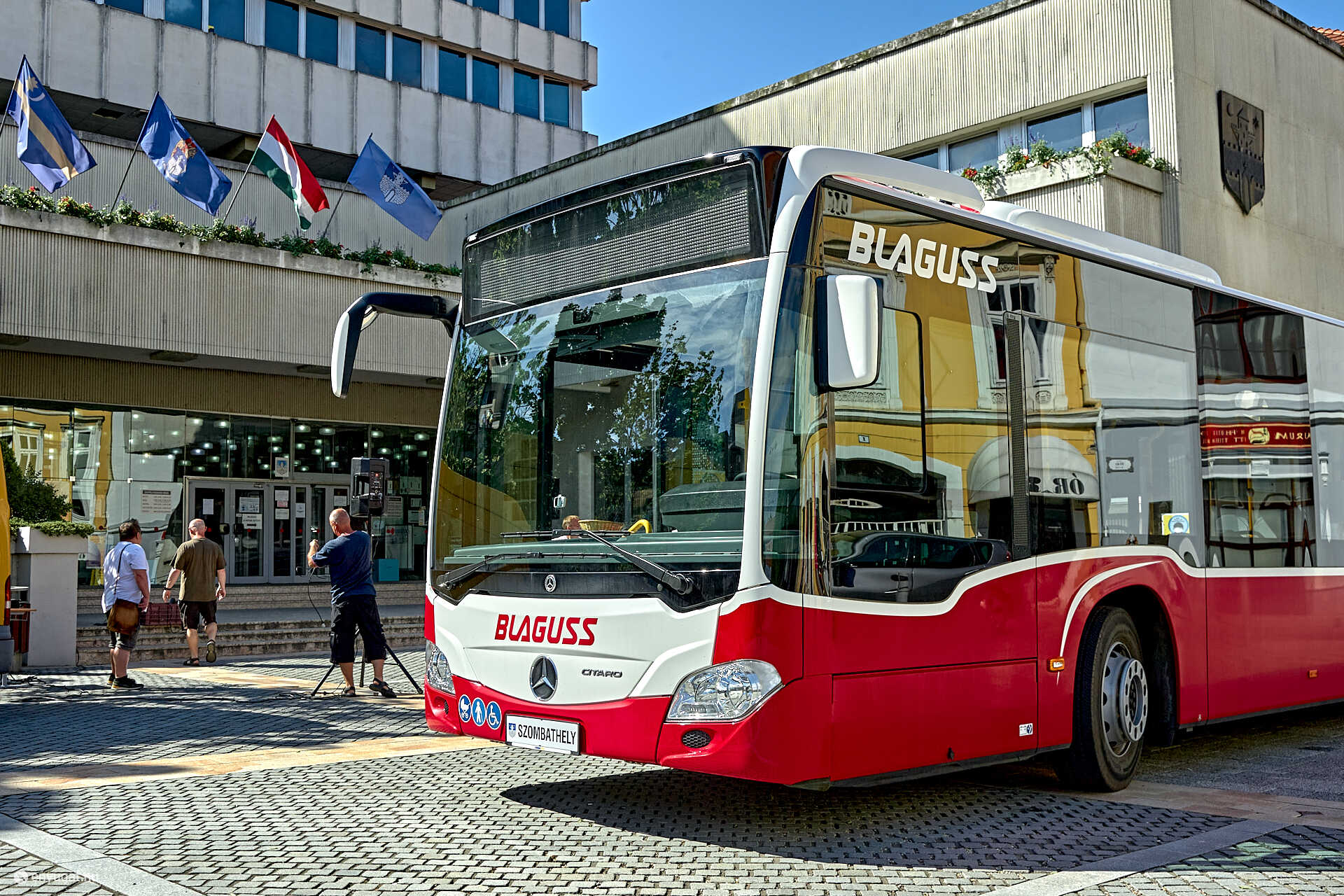 Új Blaguss buszok Szombathelyen