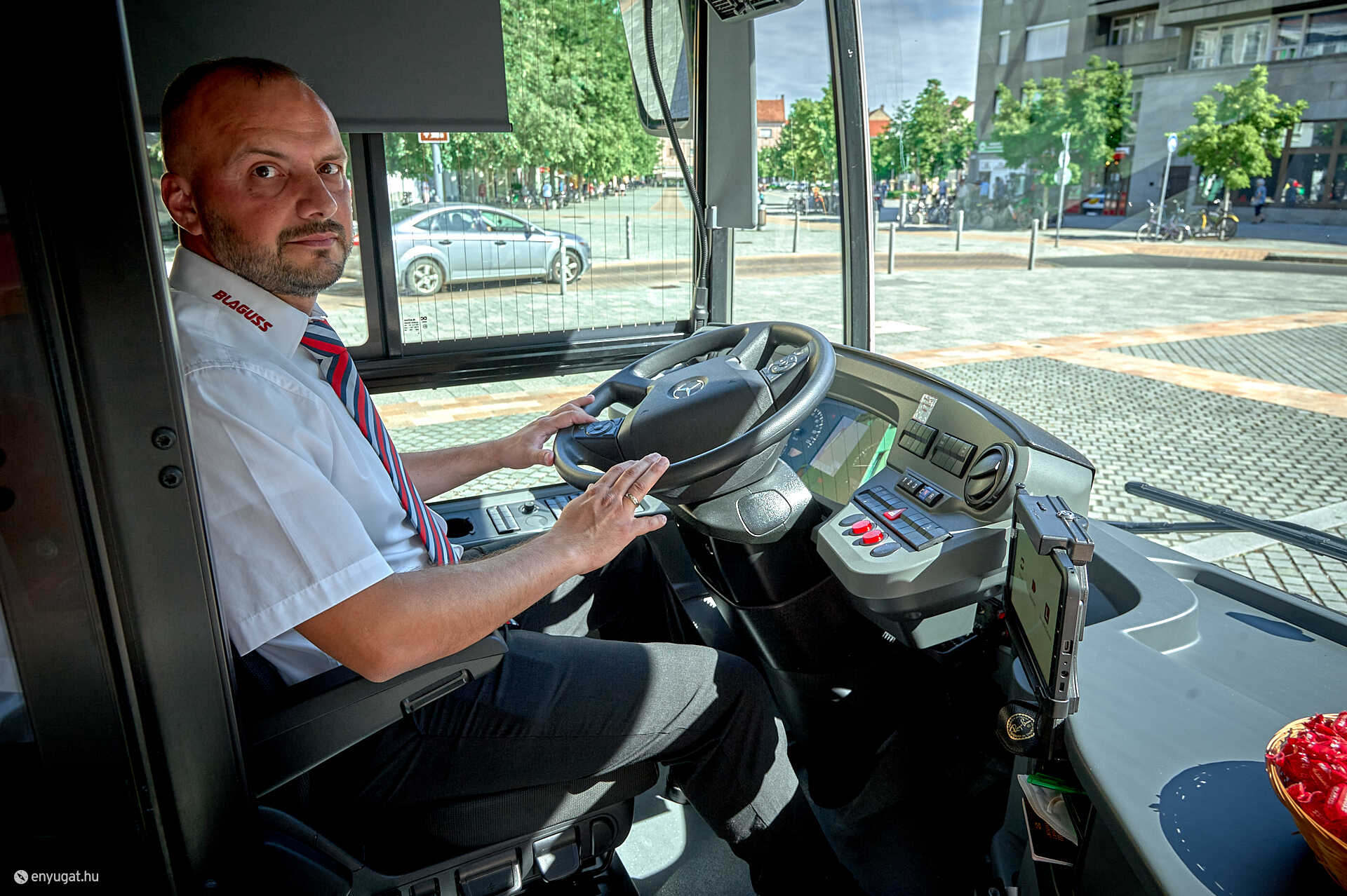 Új Blaguss buszok Szombathelyen