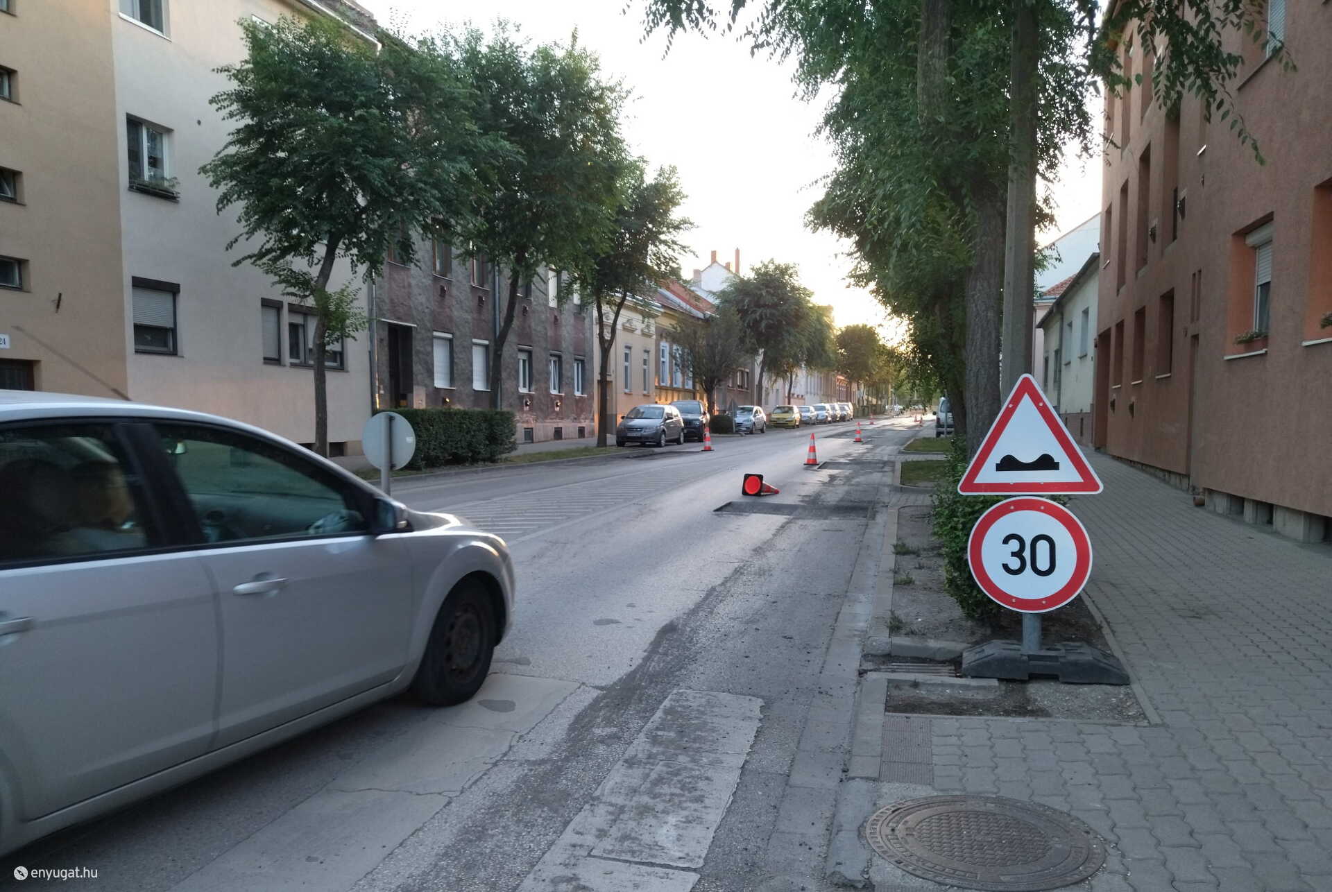 Lassítani kell, mert a felmarások egyelőre elég mélyek.