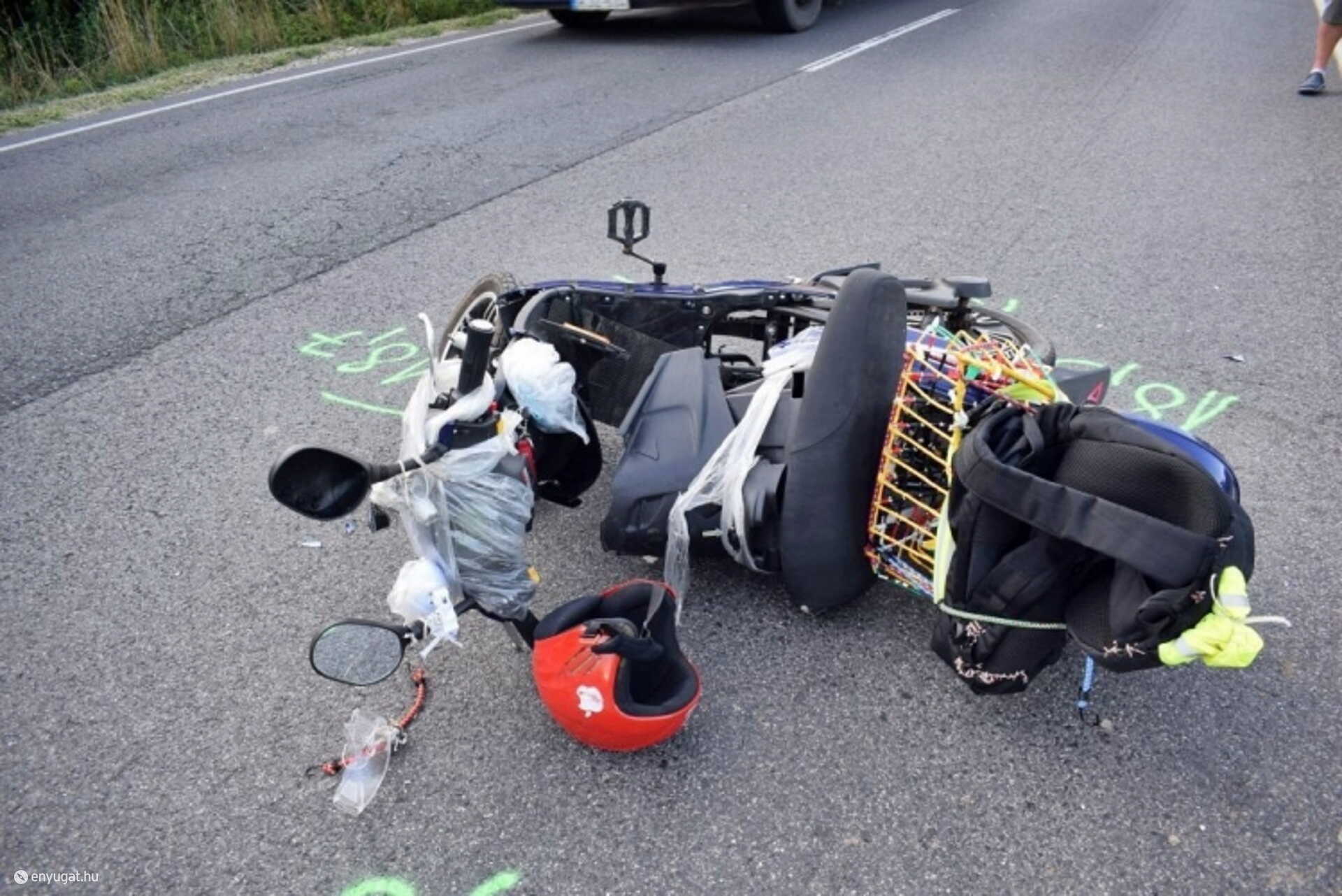 A forgalmas főúton Lövőnél történt a baleset.