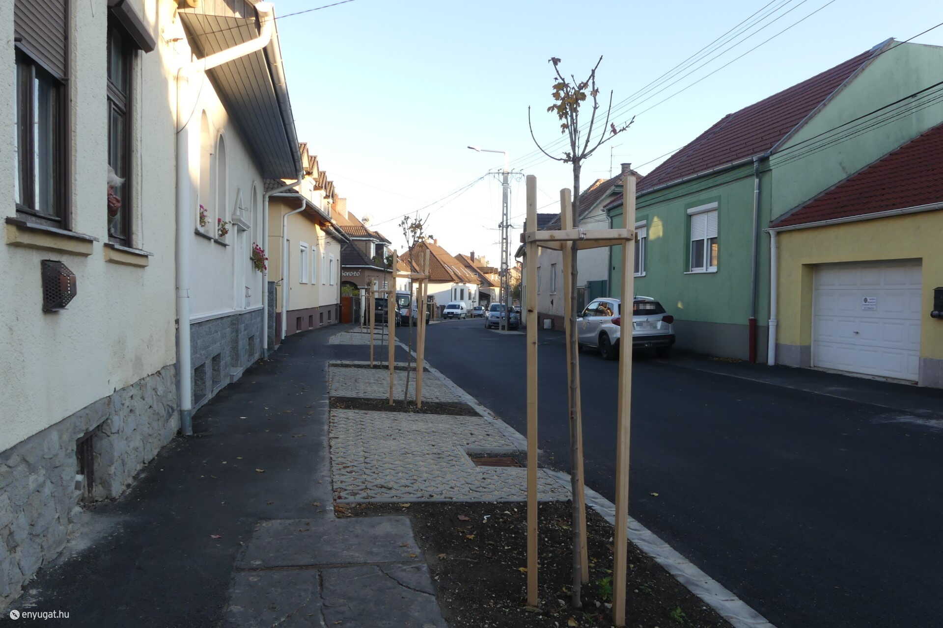 Felújított Kurucdomb sor és Bercsényi utca