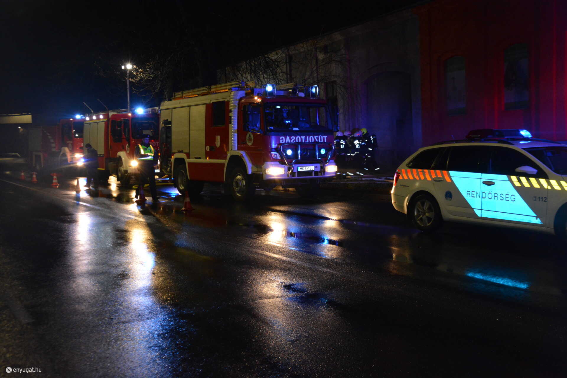 Éjszakai tragédia a Győri úton.