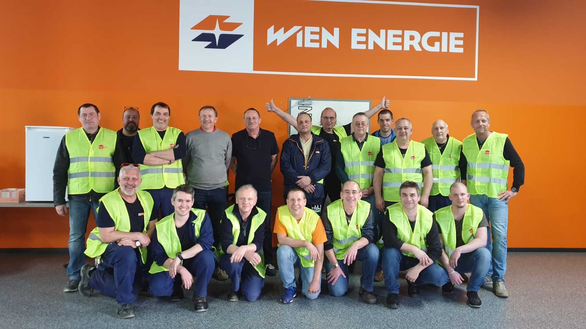 A Simmeringi Erőmű csapata a 2020-as izoláció idején