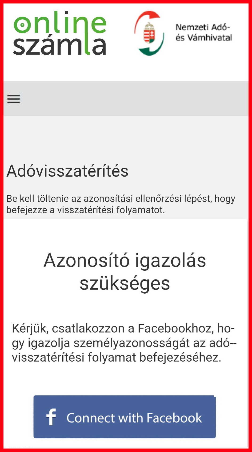 Adathalászok által működtetett oldal