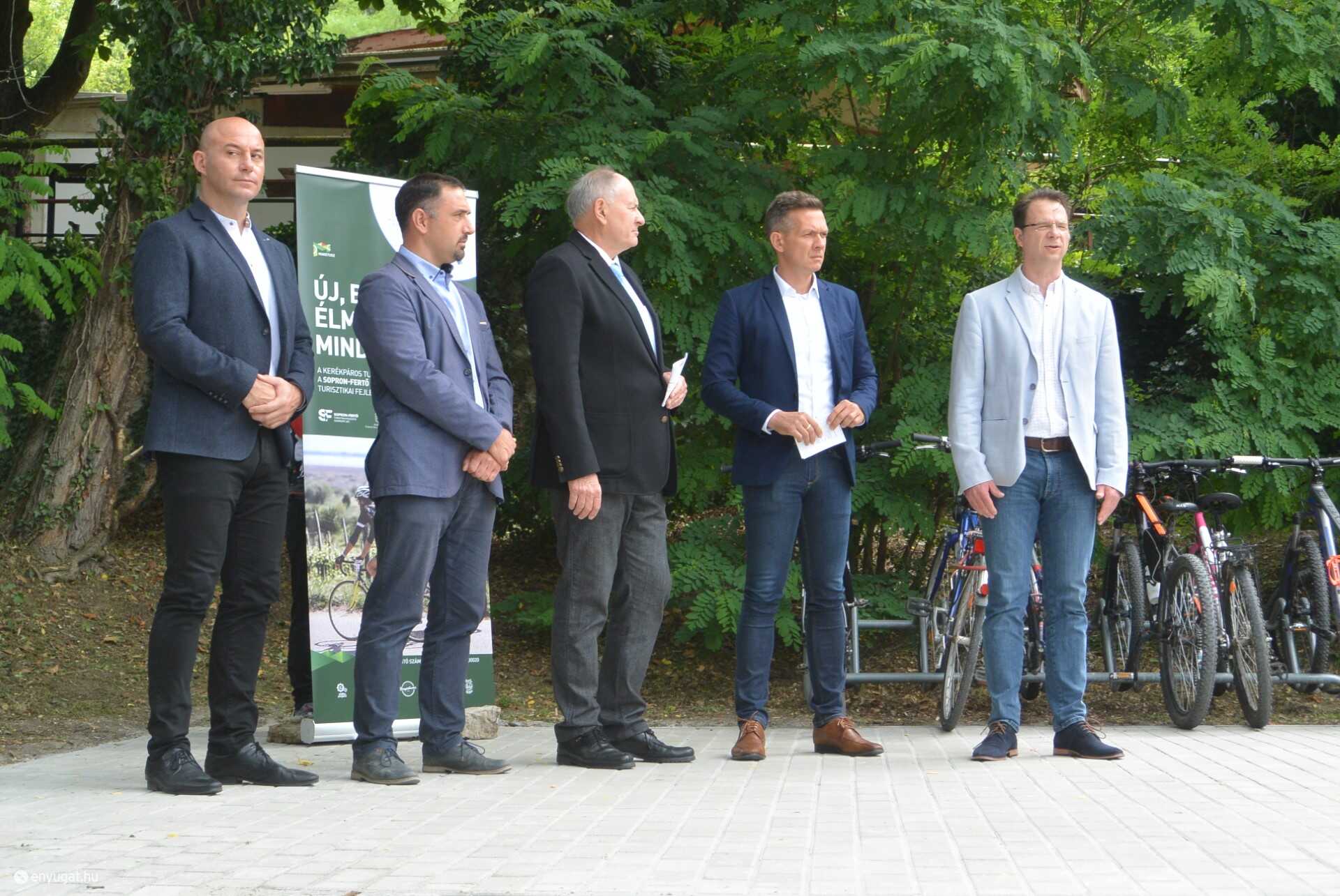 Megújult a kerékpárút Sopron és Fertőrákos között