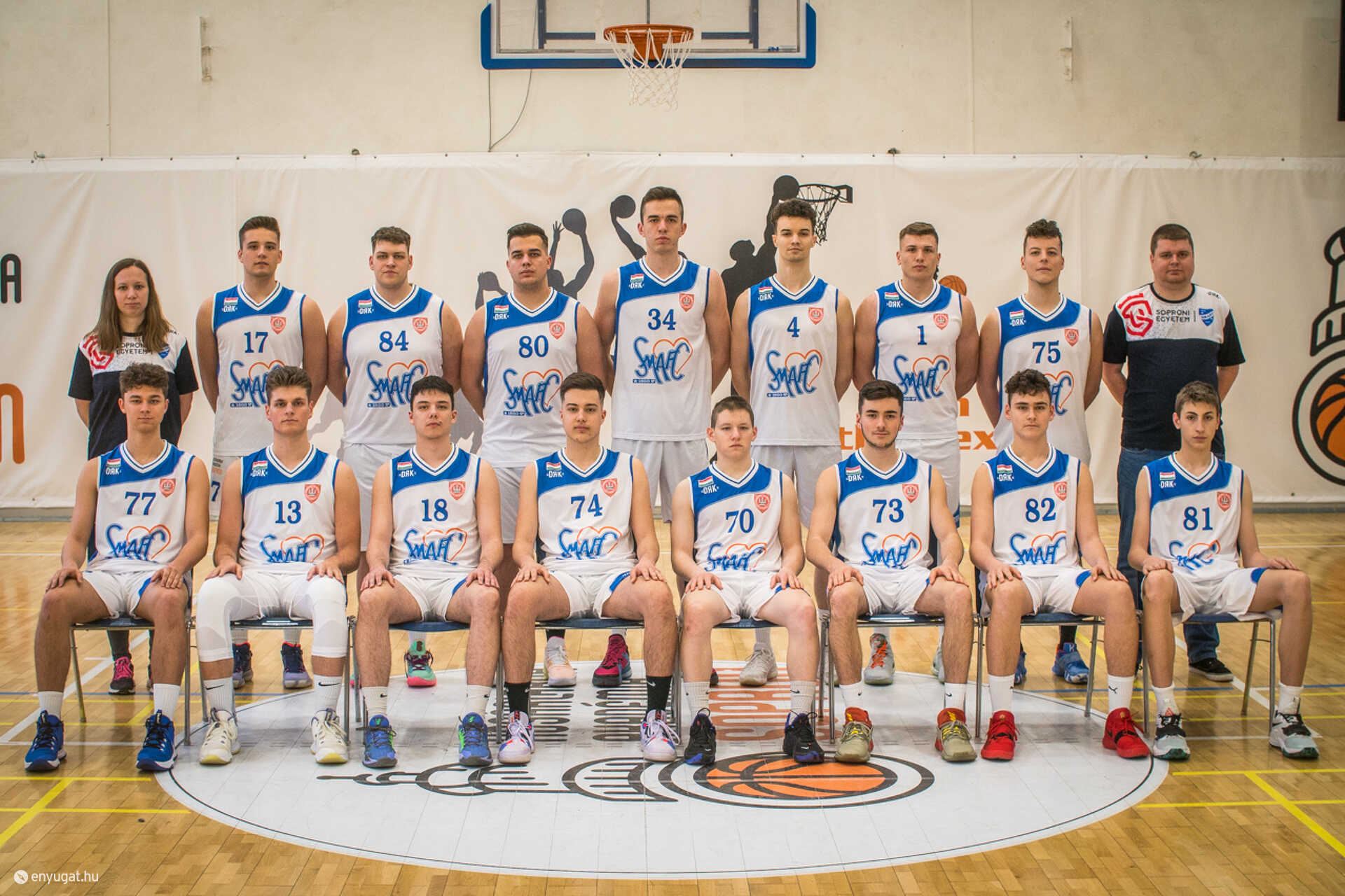 A SMAFC U20-as kosárlabdacsapata.