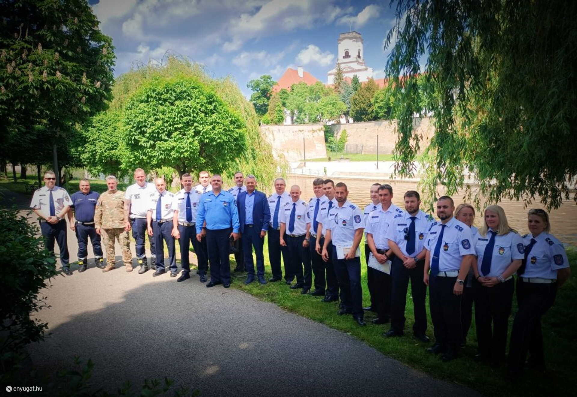 Az egyik legrangosabb rendőr szakmai verseny megyei résztvevői.