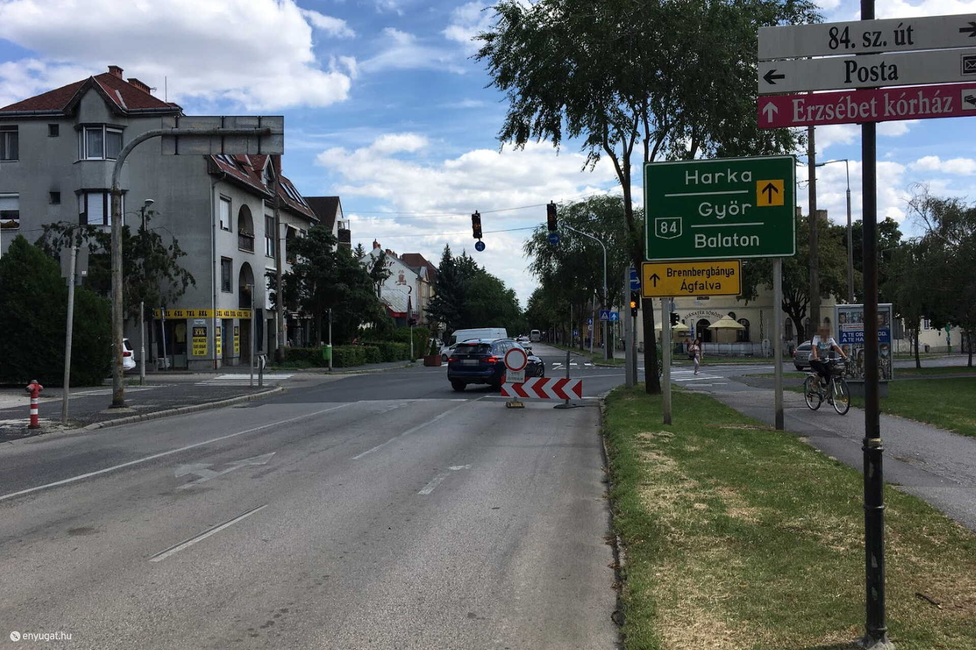 Jobbra csak célforgalom