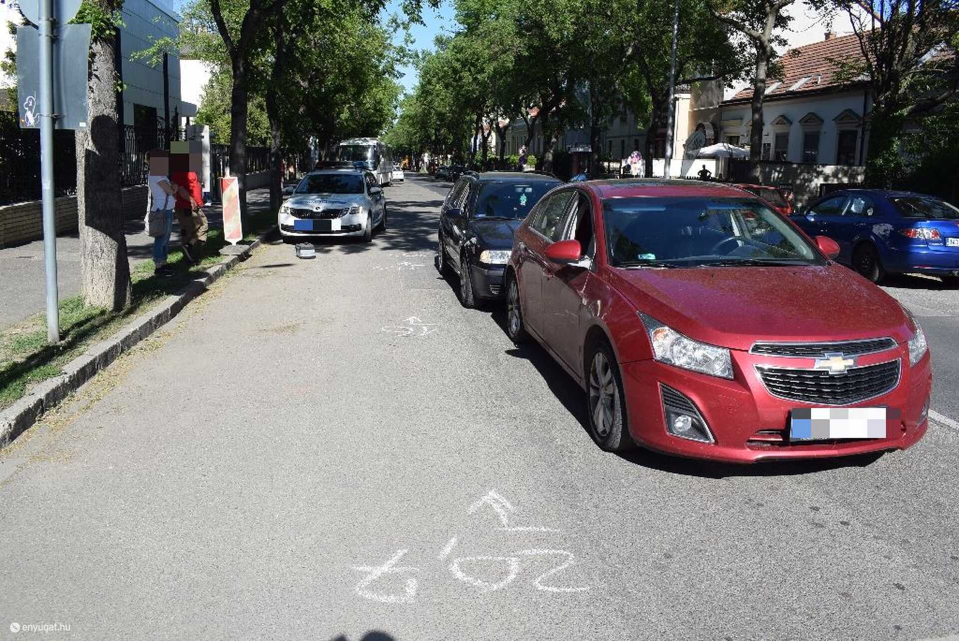 A vétlen sofőr sérült meg a balesetben.