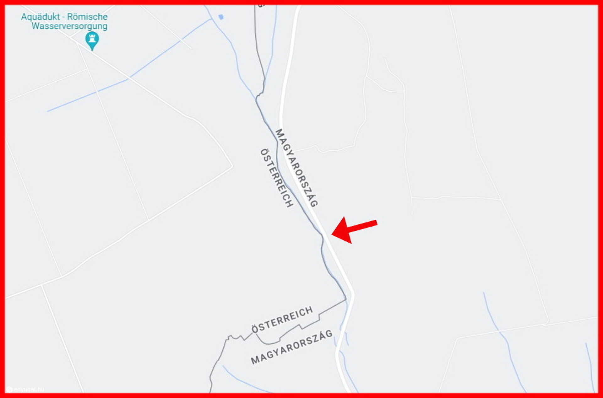 Szó szerint egy kőhajításnyira van a határ az aszfaltos úttól Bozsok és Bucsu között