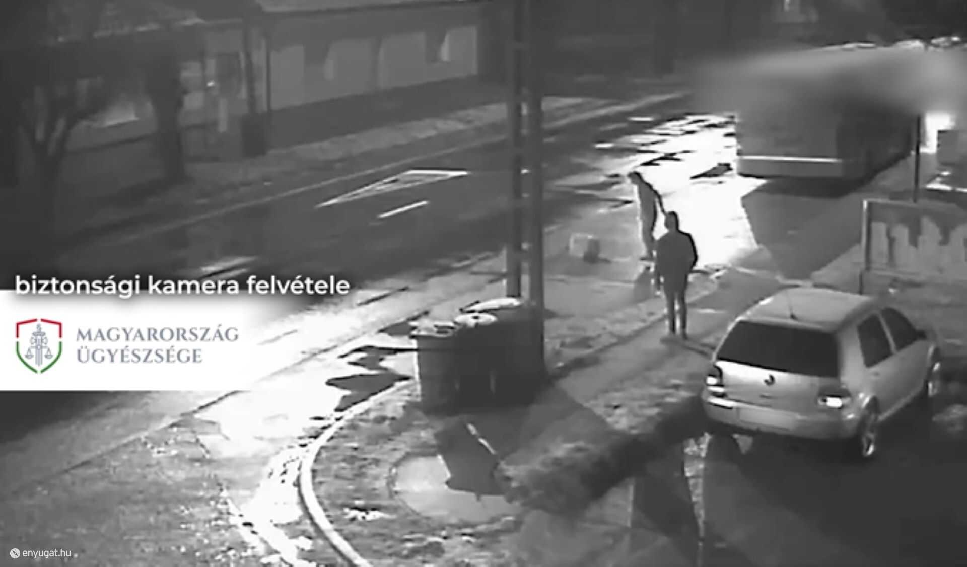 A biztonsági kamera mindent látott és megőrzött.