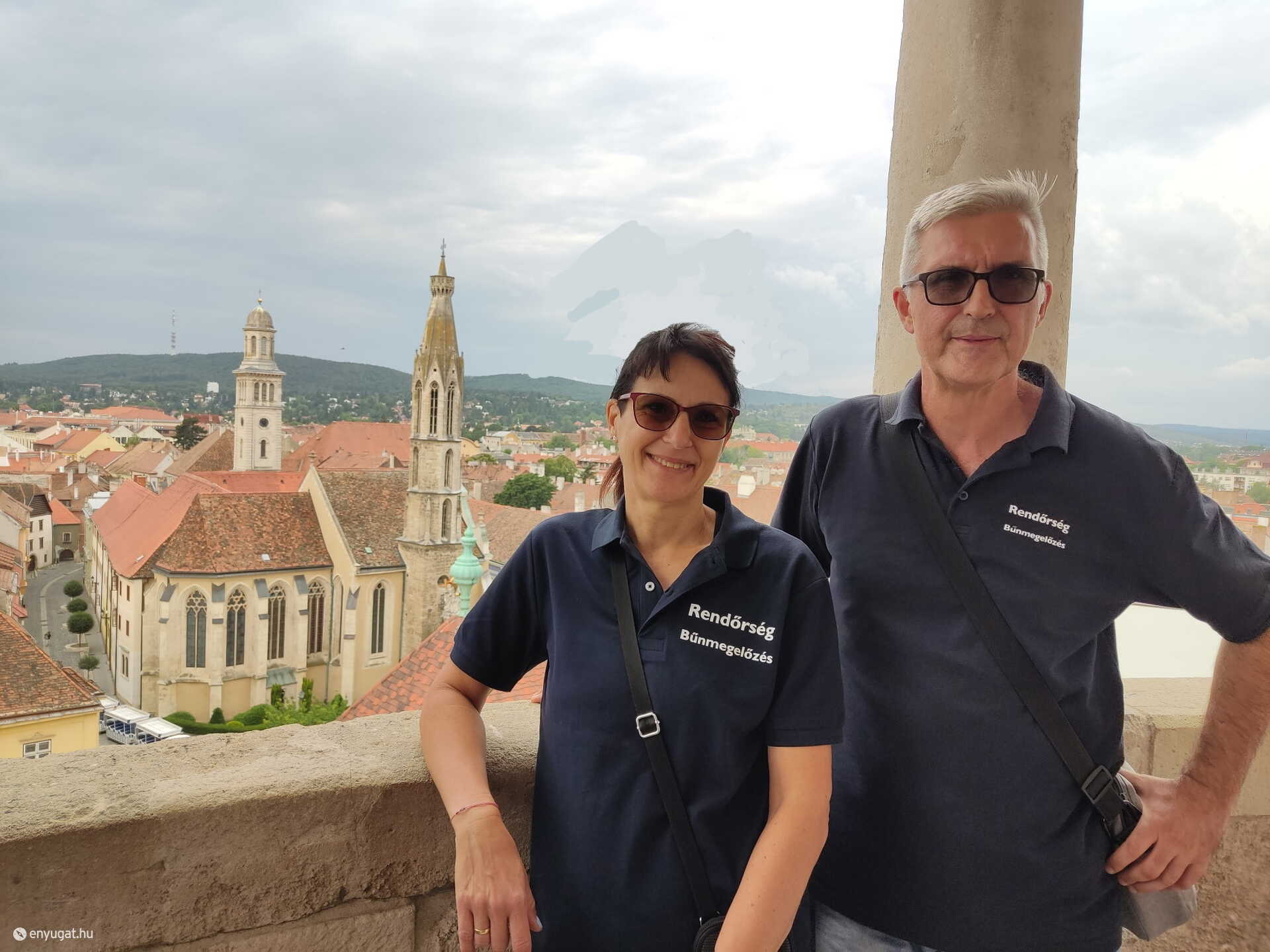 Babella-Lukács Katalin rendőr őrnagy és Rafai Zoltán szenior rendőr alezredes vezették a soproni tábort.