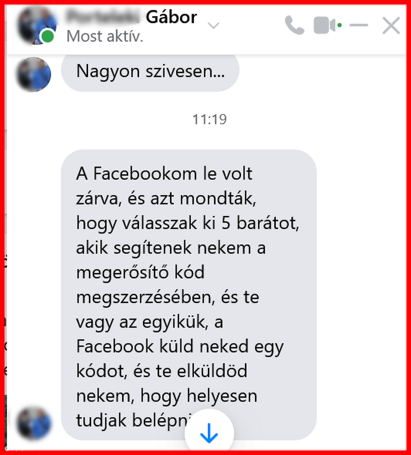Így próbálták lenyúlni a Facebook fiókunkat egy ismerősünk nevében