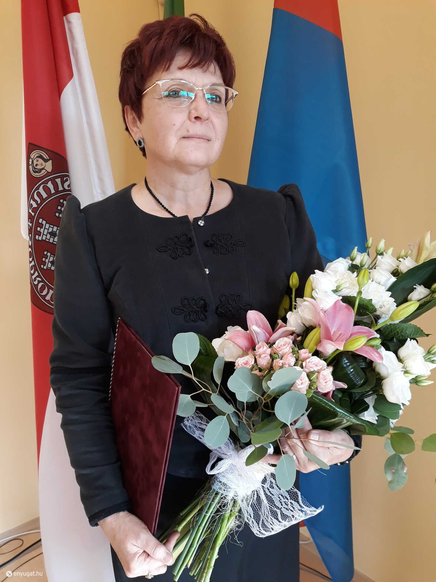Hüse Gabriella, a nagycenki iskola igazgatója. 
