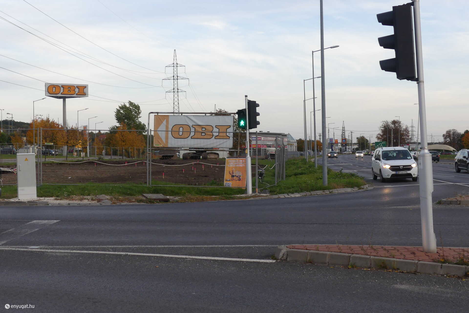 Épül a Burger King a Győri úton