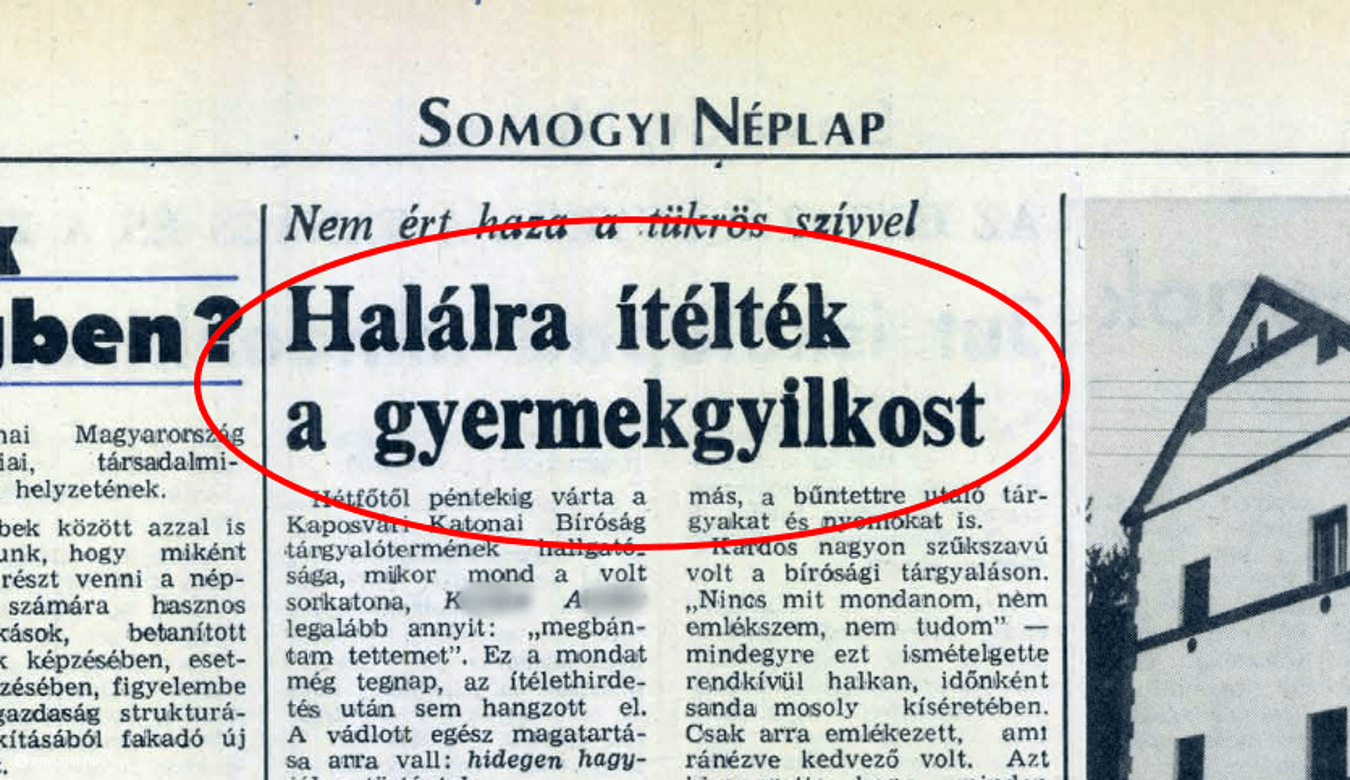 Kötél általi halálra ítélték a 11 éves kislányt meggyilkoló K. Aladárt