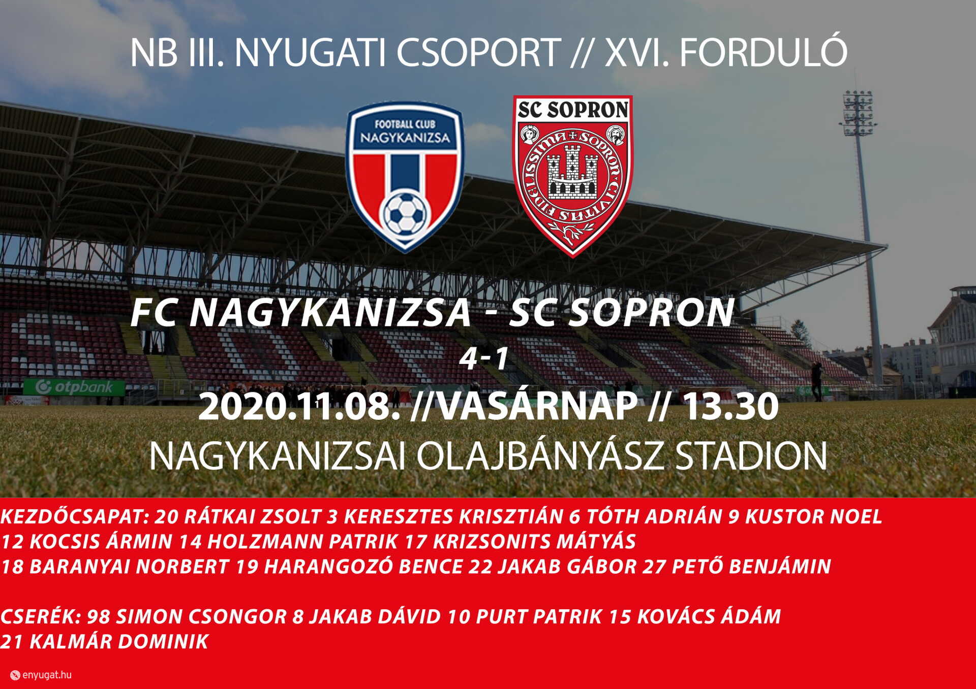 FC Nagykanizsa -_SC Sopron: 4-1