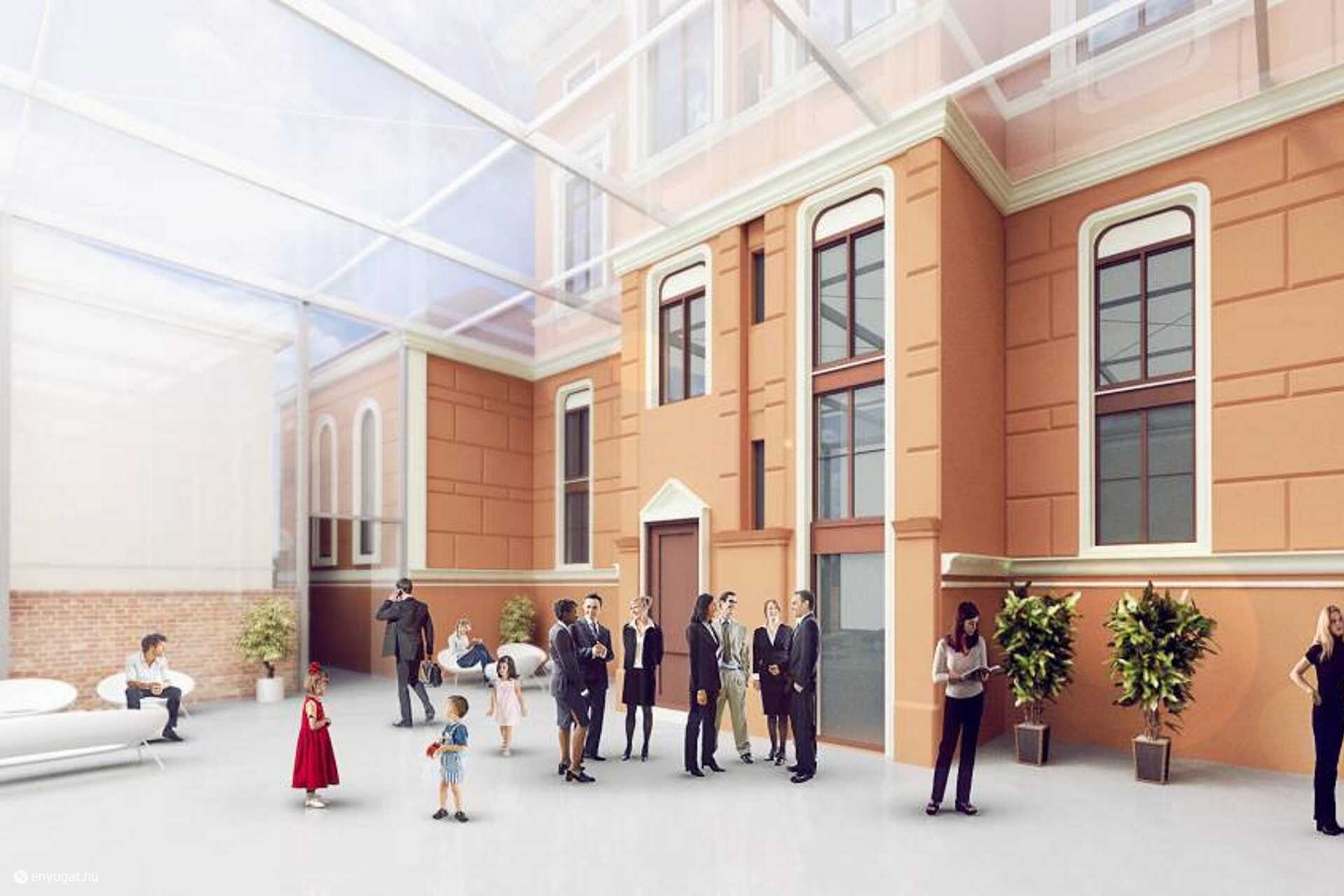 A Russ-villa látványterve a Céh+ elképzelései szerint.