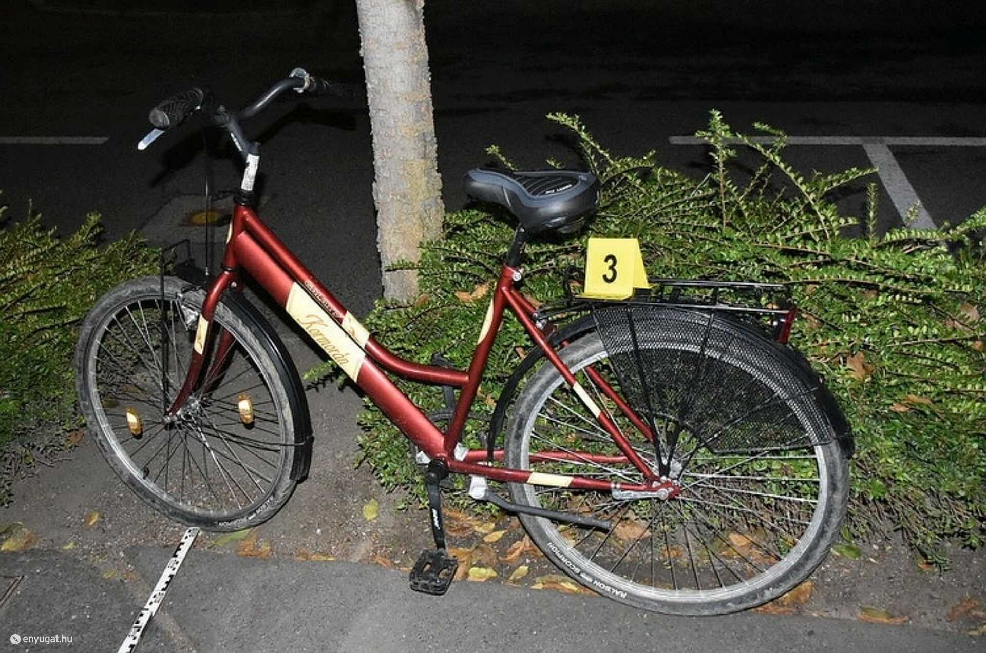 A kerékpár már megvan, a tolvaj is.