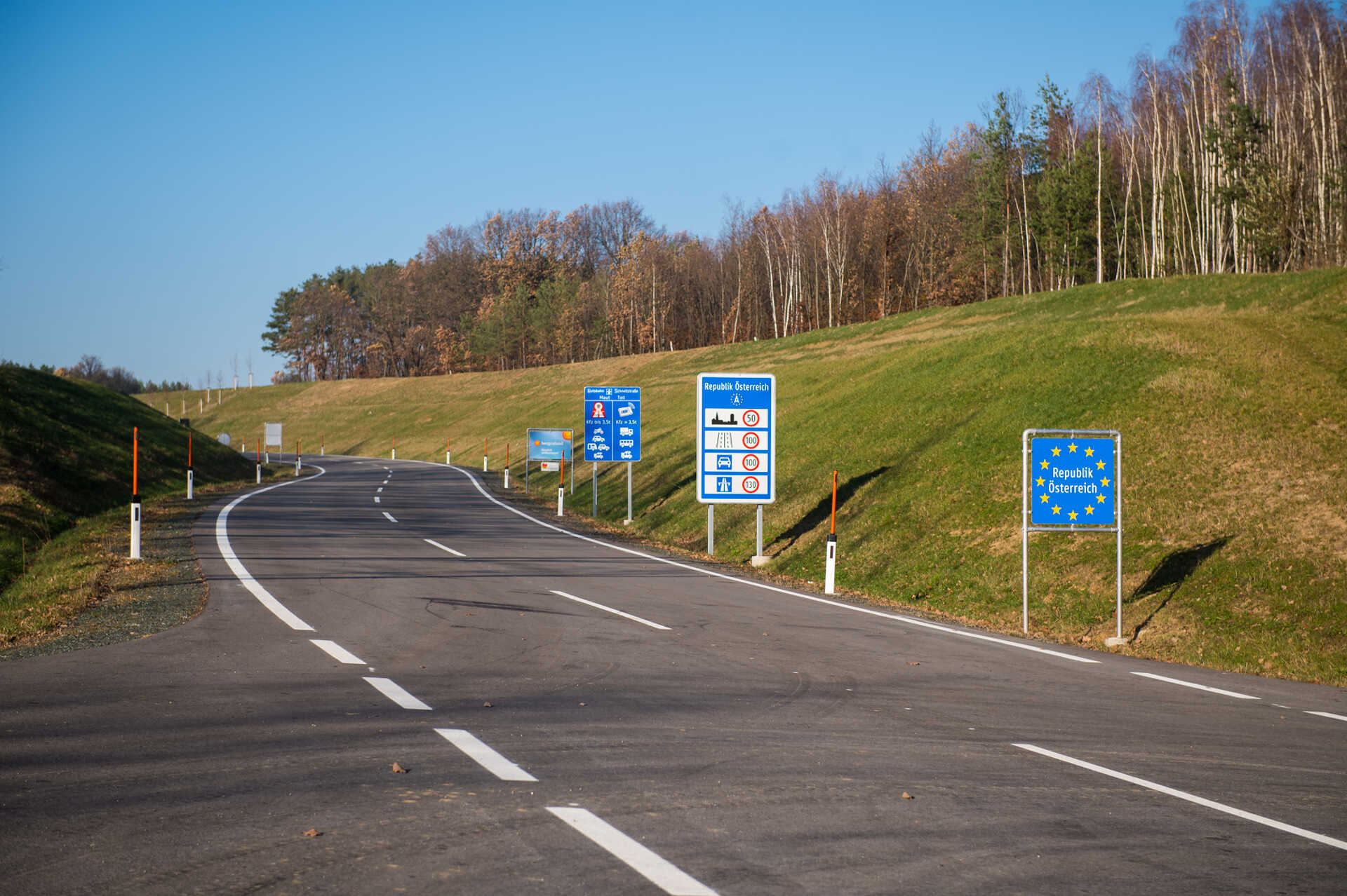 A 87-es út új nyomvonala Kőszeg és Rőtfalva határában