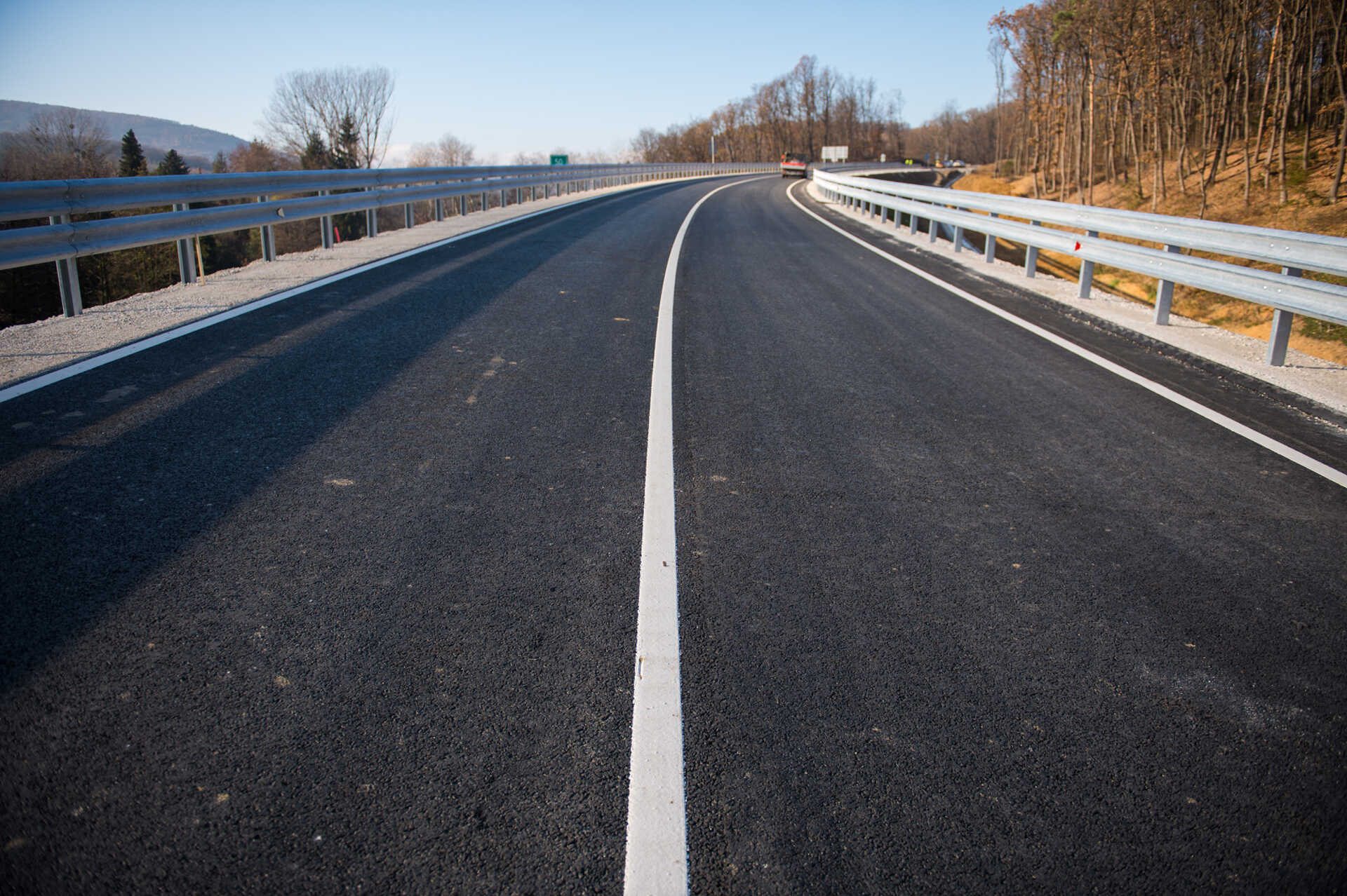 A 87-es út új nyomvonala Kőszeg és Rőtfalva határában
