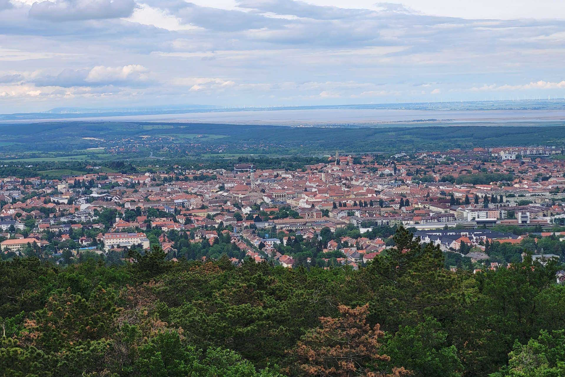 Sopron látképe