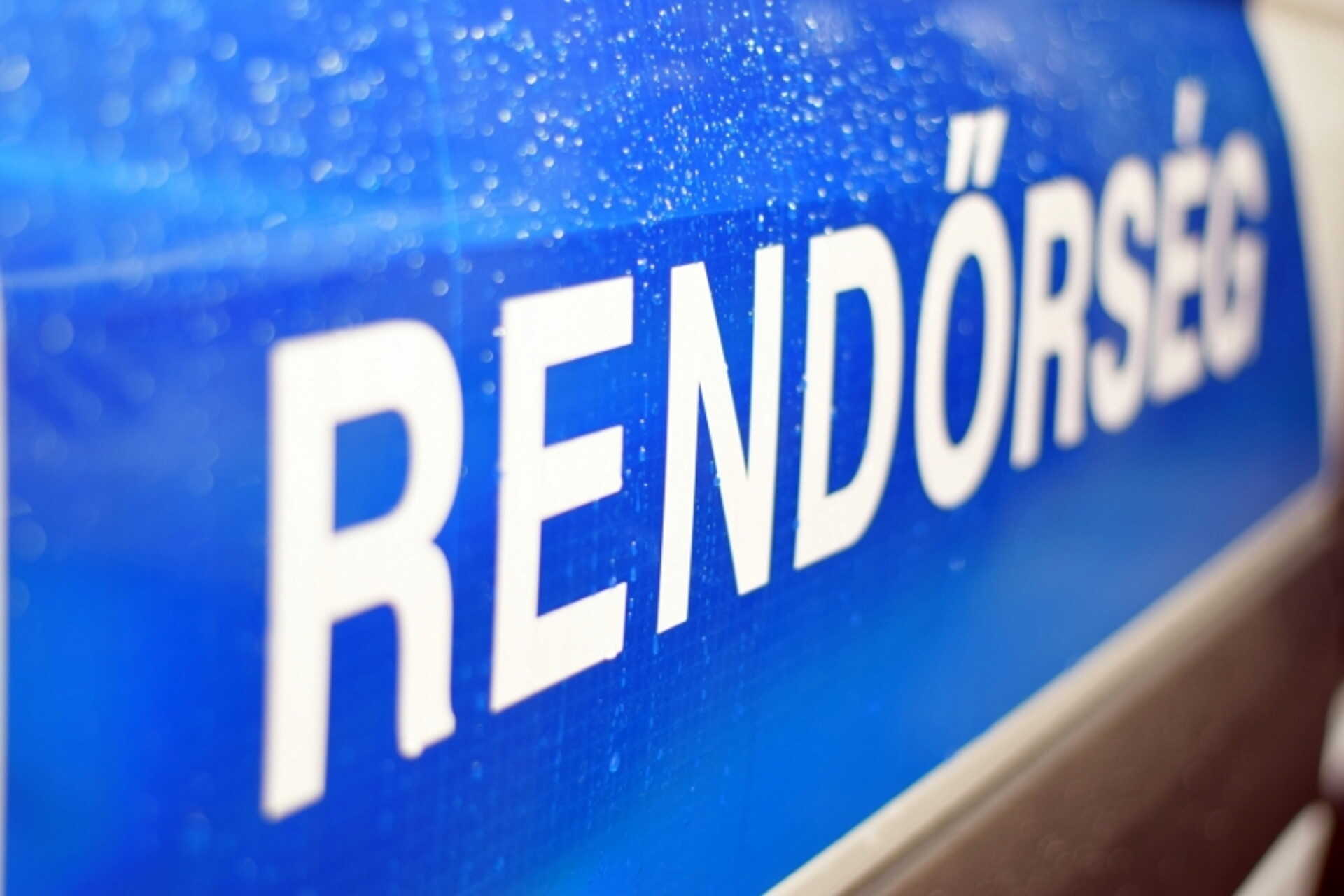 rendőrség illusztráció autó