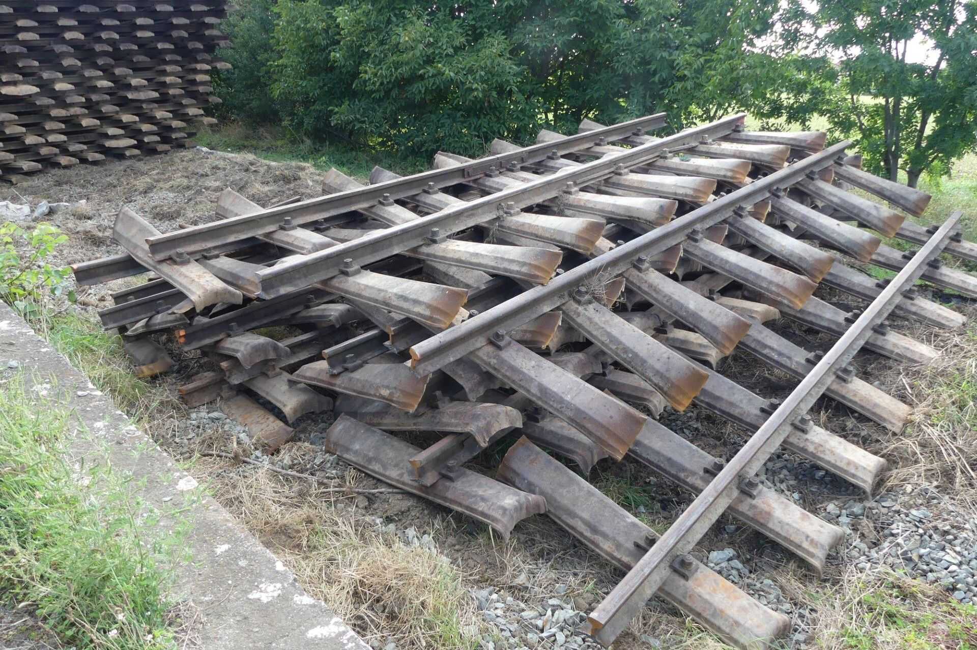 Vasút bontás Rohonc és Grosspeterdorf között