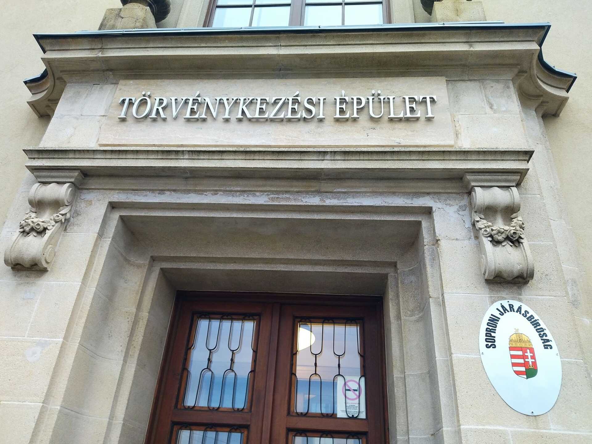 Soproni bíróság, jog, ítélet
