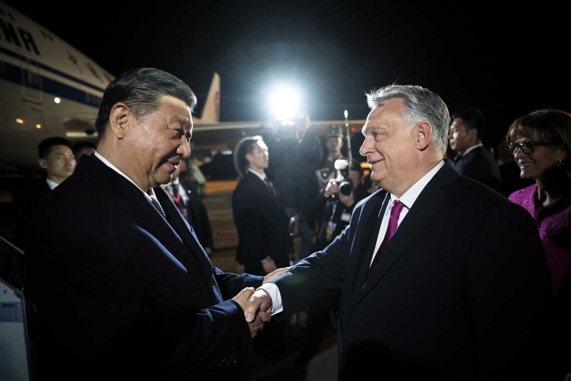 Kínai elnök és Orbán Viktor