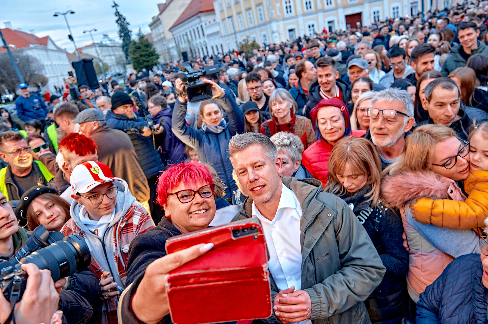 Magyar Péter Tisza Szombathelyen