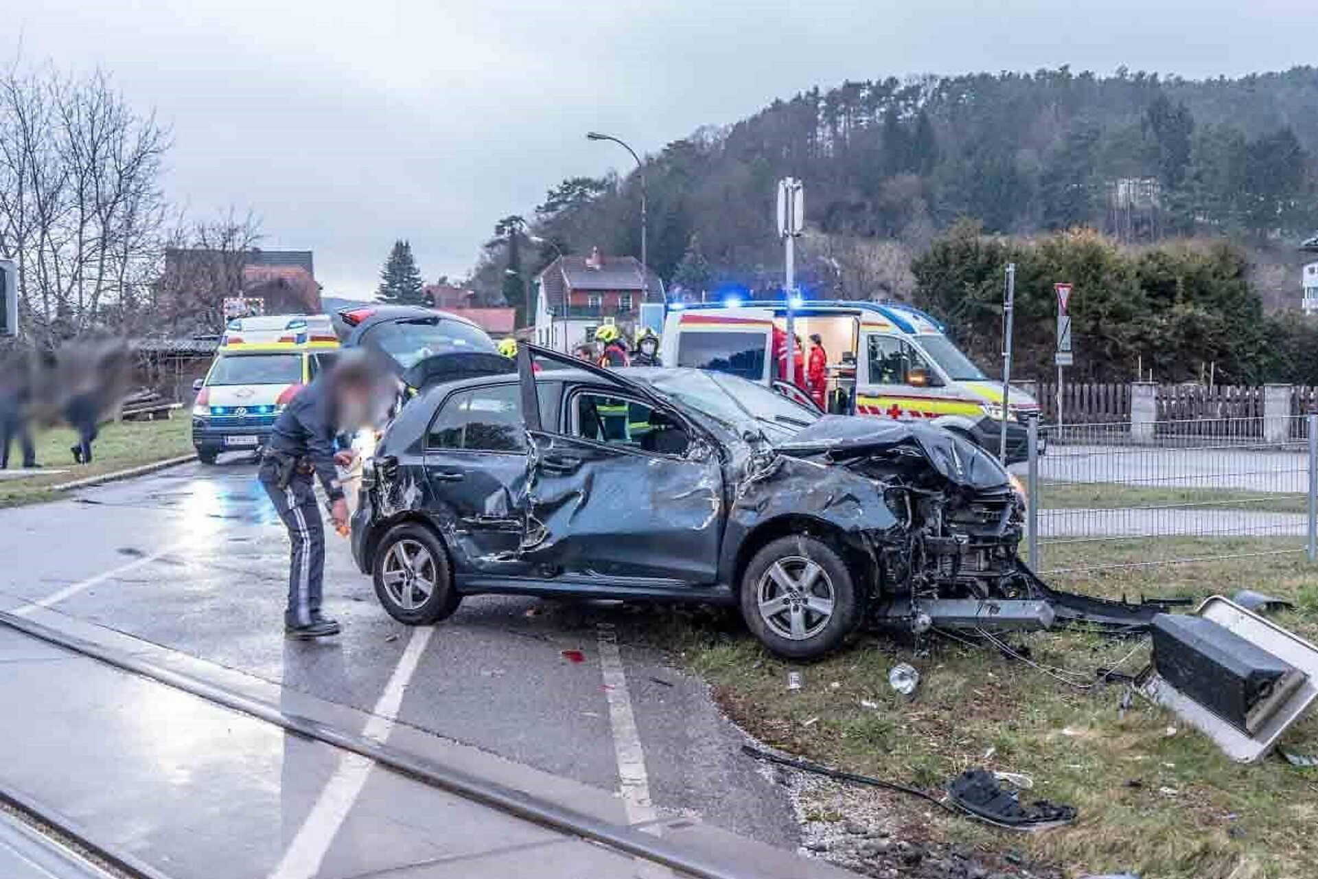 vasúti átjáró baleset ausztria