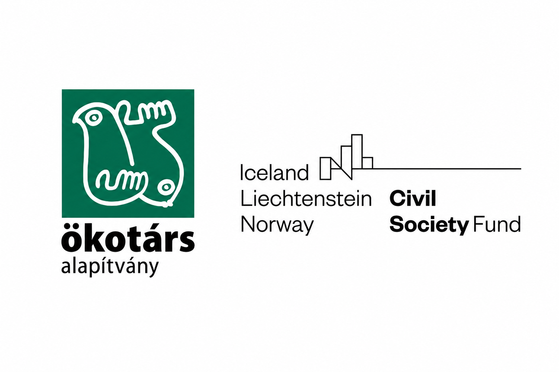 Ökotárs - Norvég Civil Alap logók