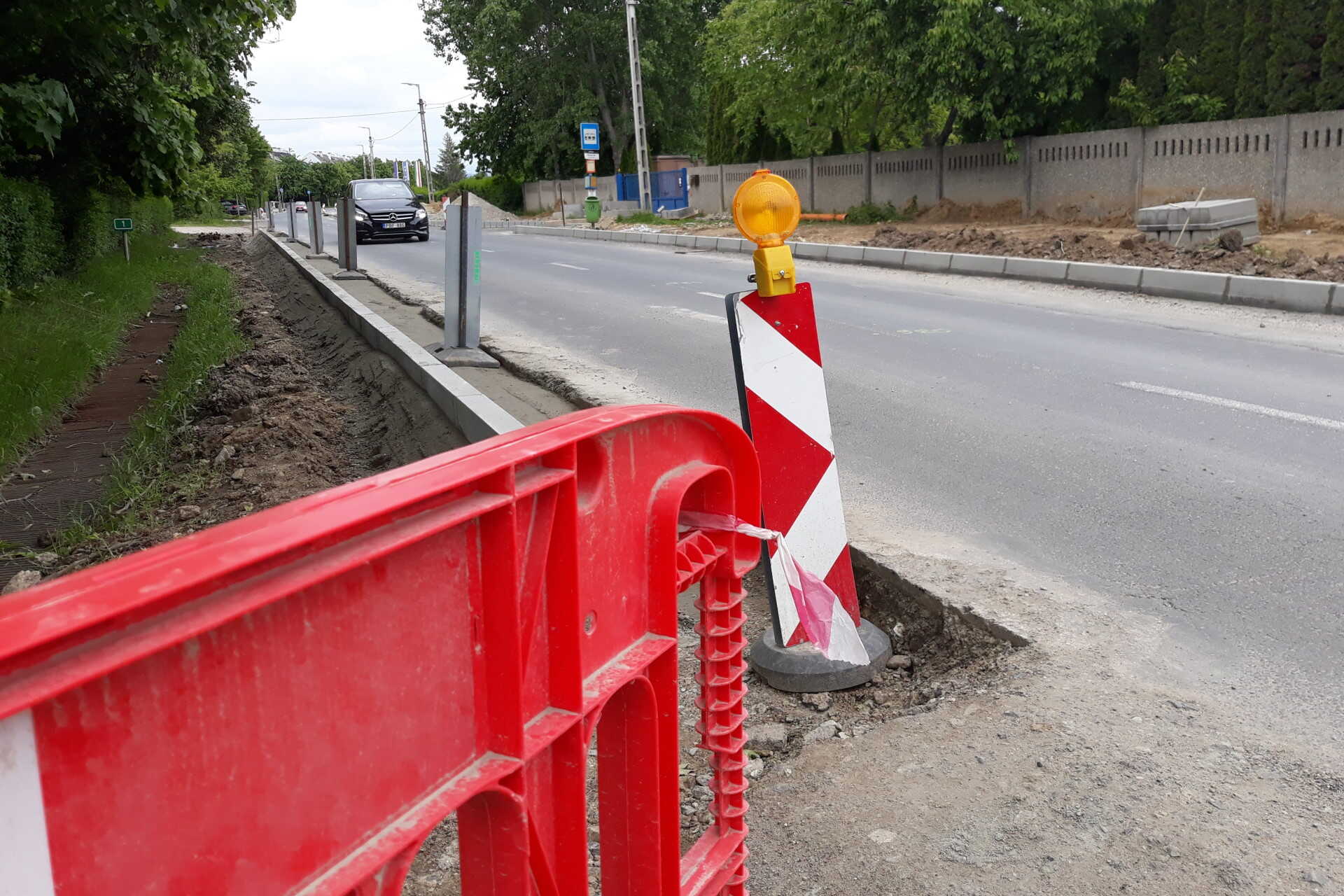 Sopron, Ágfalvi út felújítás