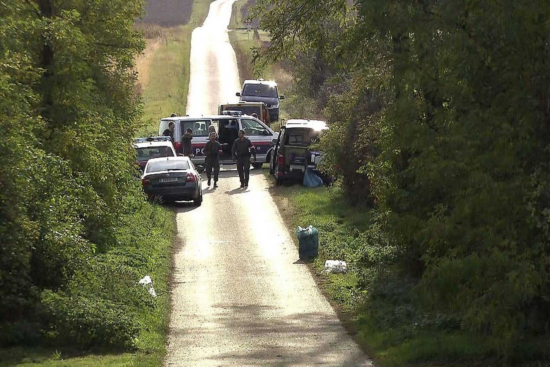 Kedden lezárták az utat is Cinfalva határában.