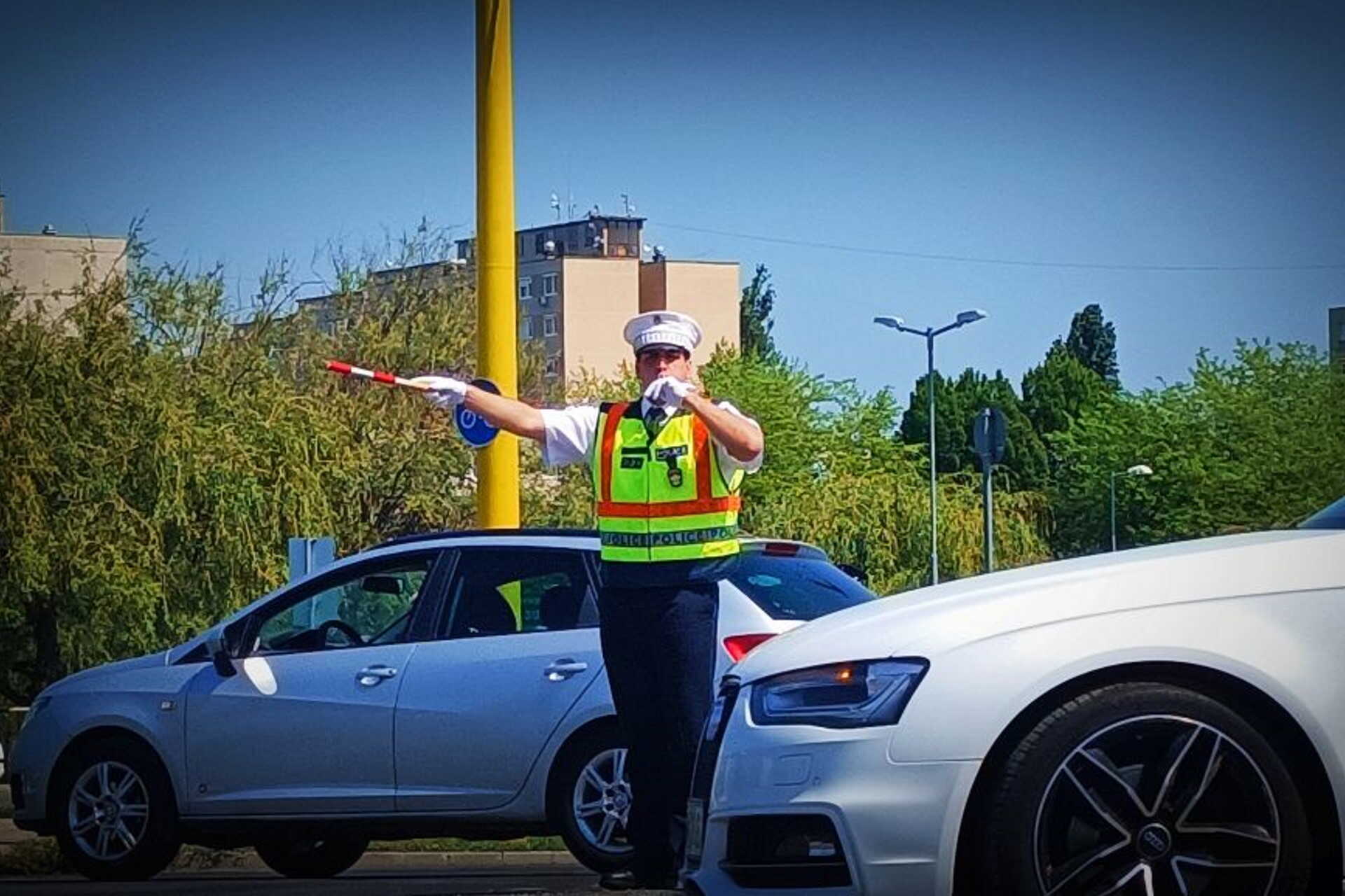 közlekedési rendőr