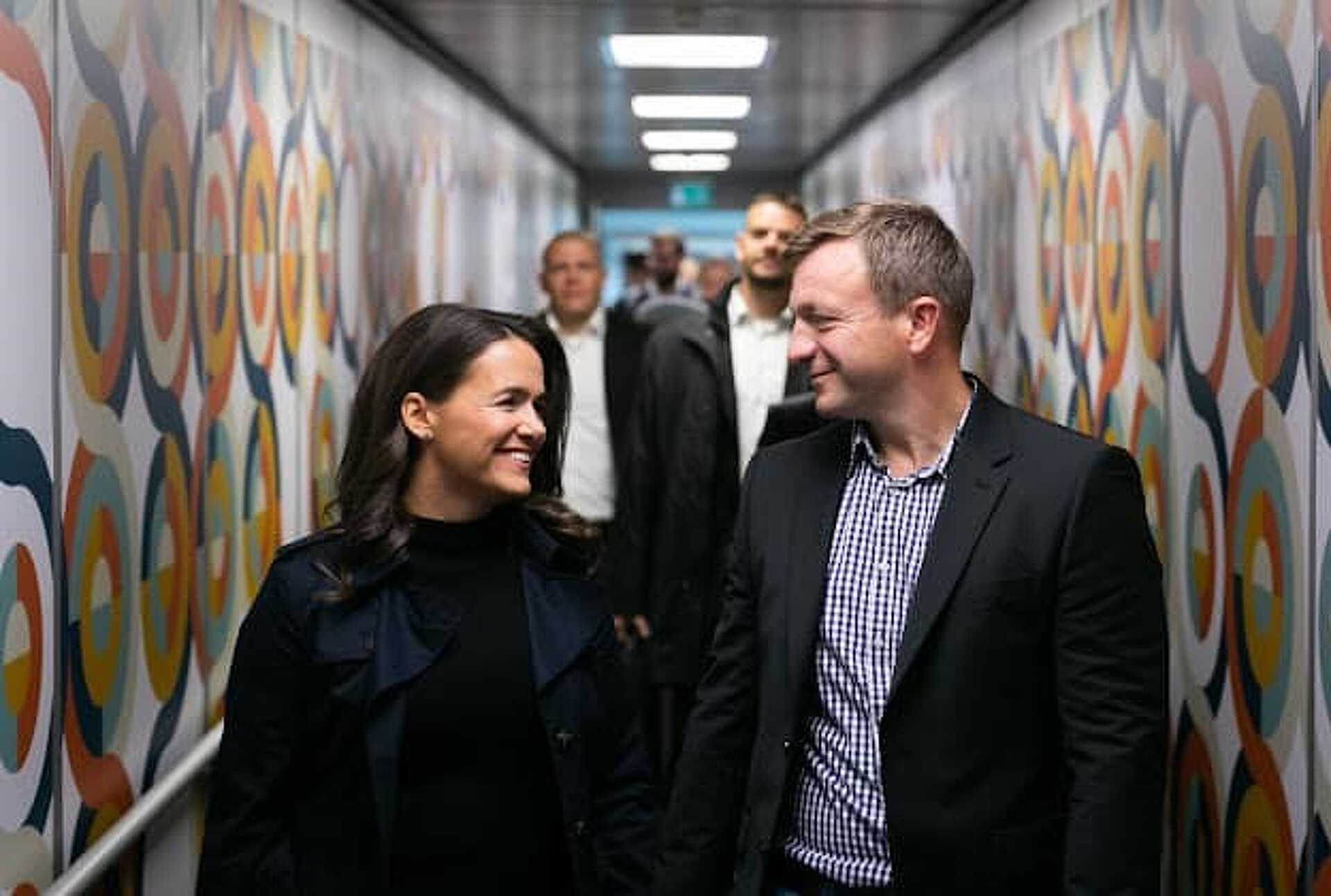Novák Katalin a férjével