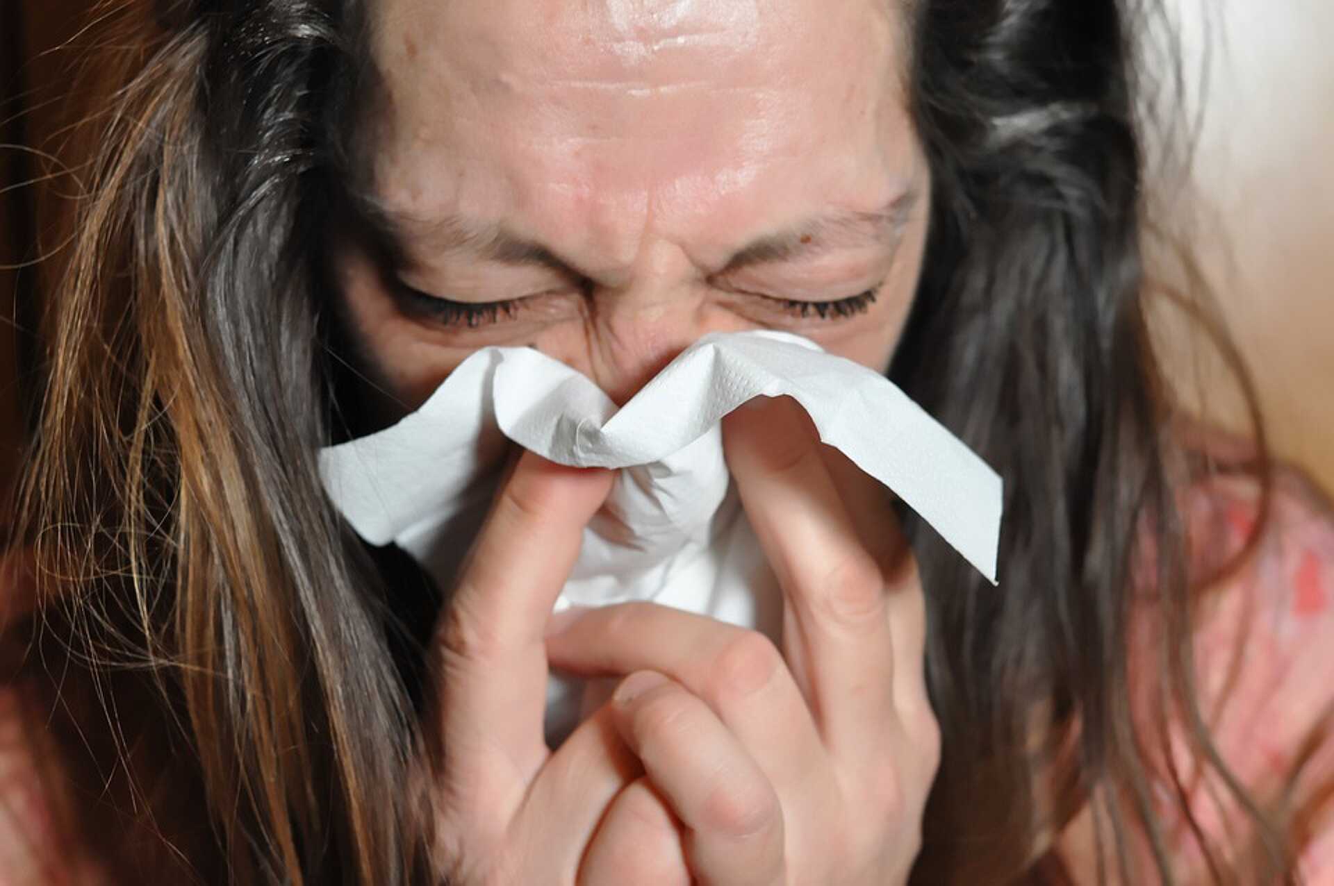 influenza, orrfújás